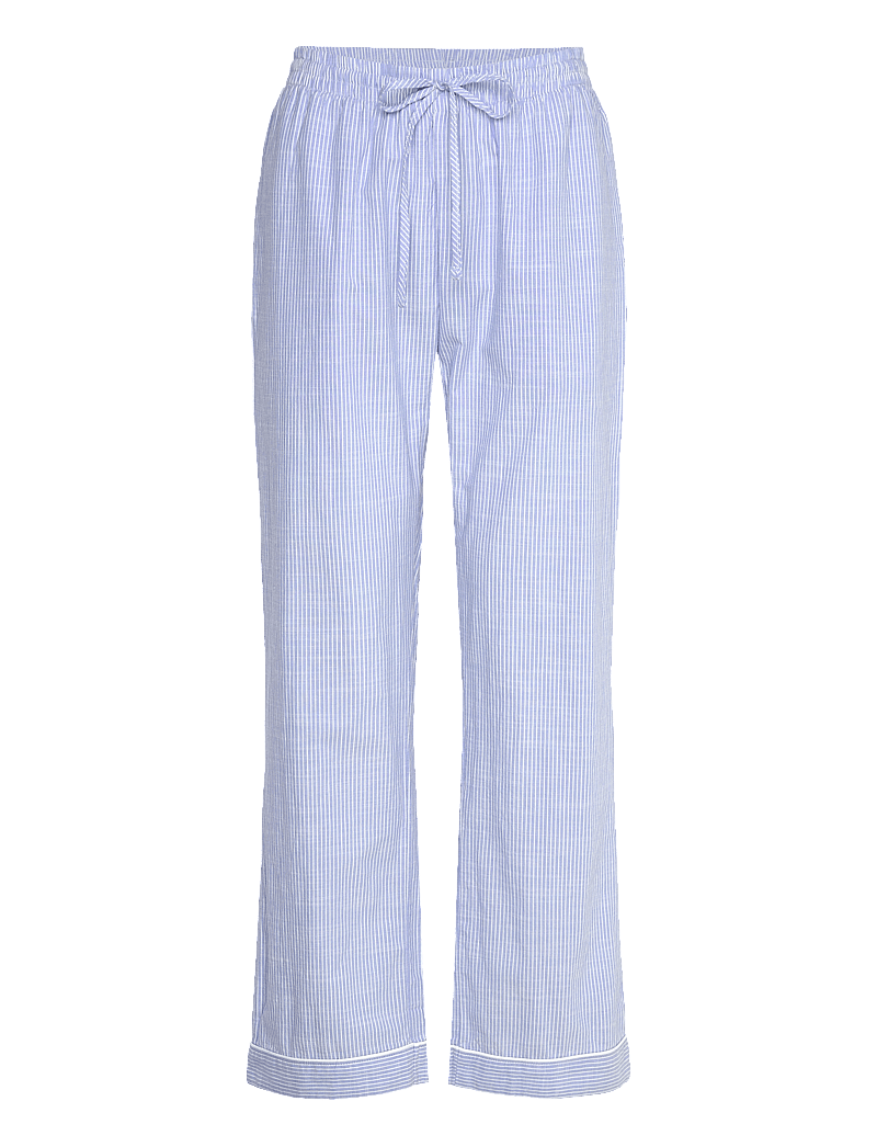 Hunkemöller - PANT COTTON STRIPE - pyjamahose - hkm blue - 1