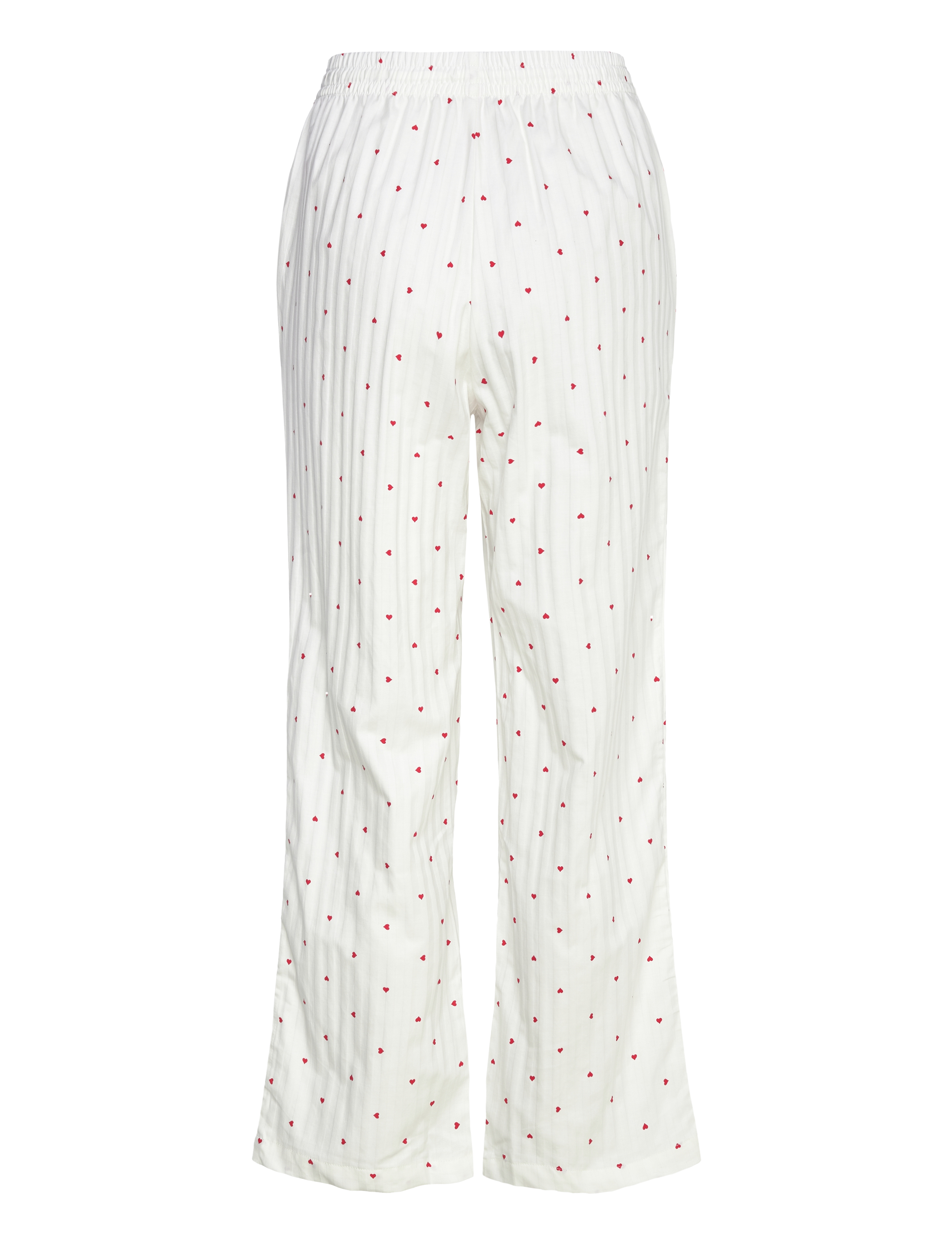 Hunkemöller - PANT COTTON JACQUARD HEARTS - hkm white - 2