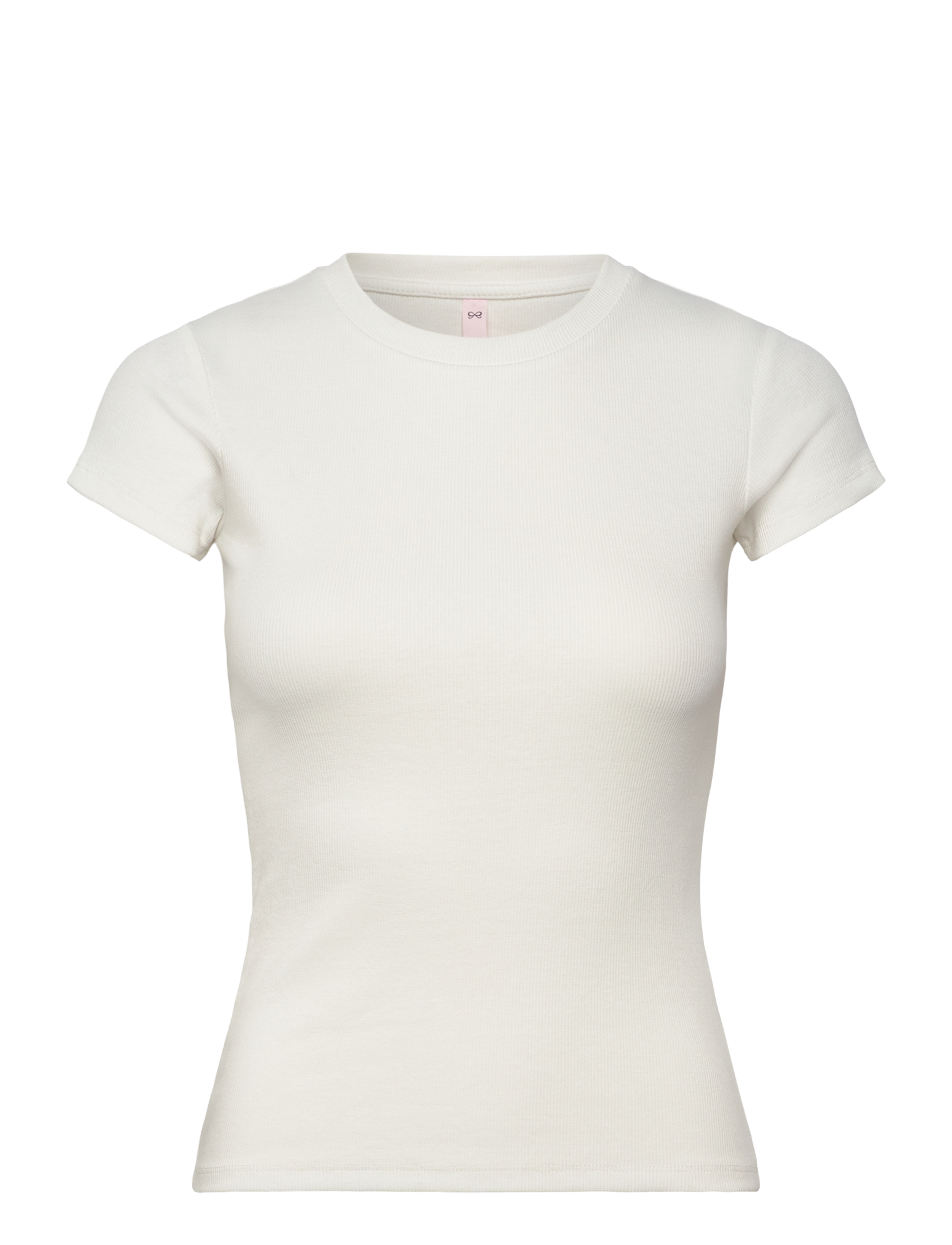 Hunkemöller - TOP SS RIB CREW - off white - 1