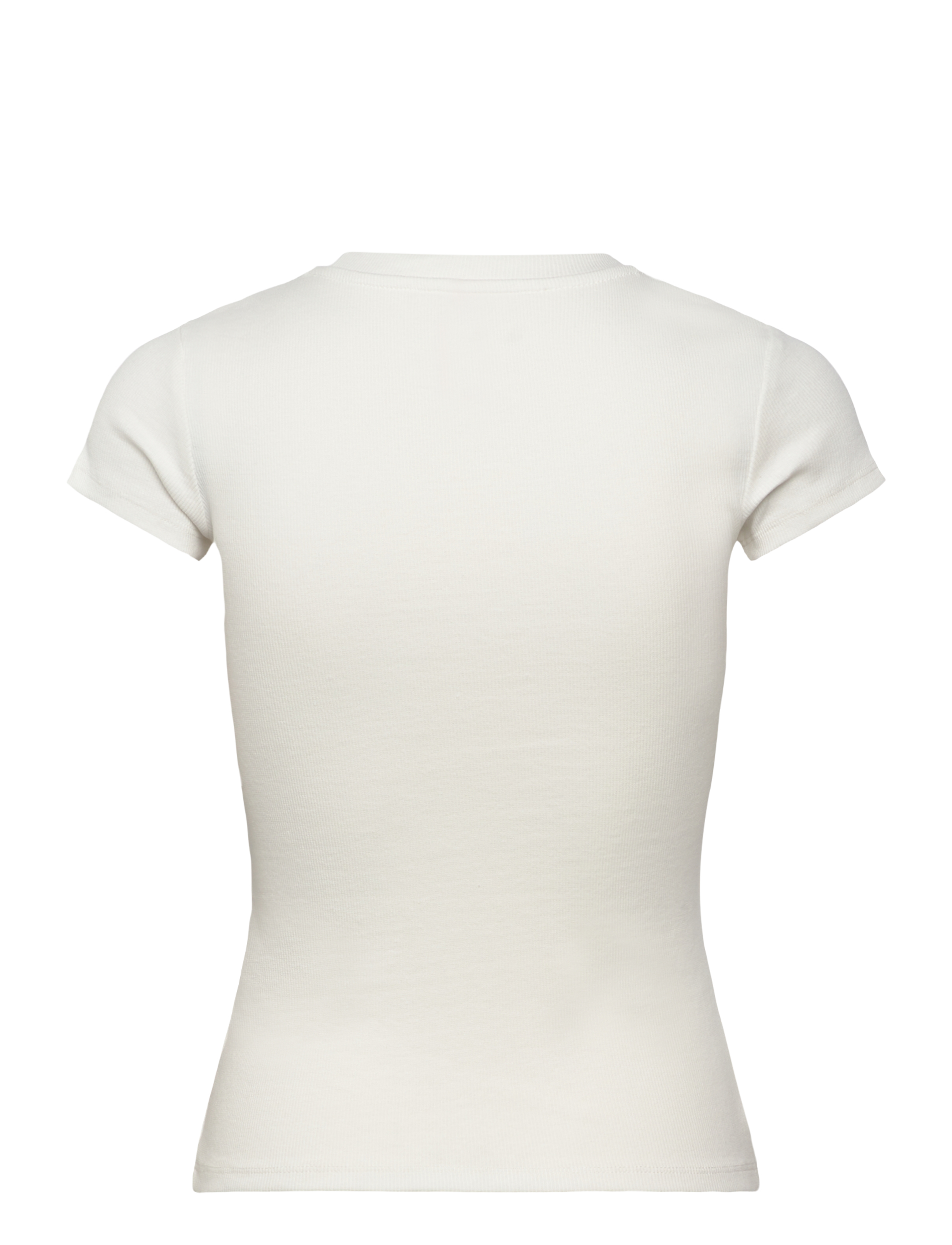Hunkemöller - TOP SS RIB CREW - off white - 2