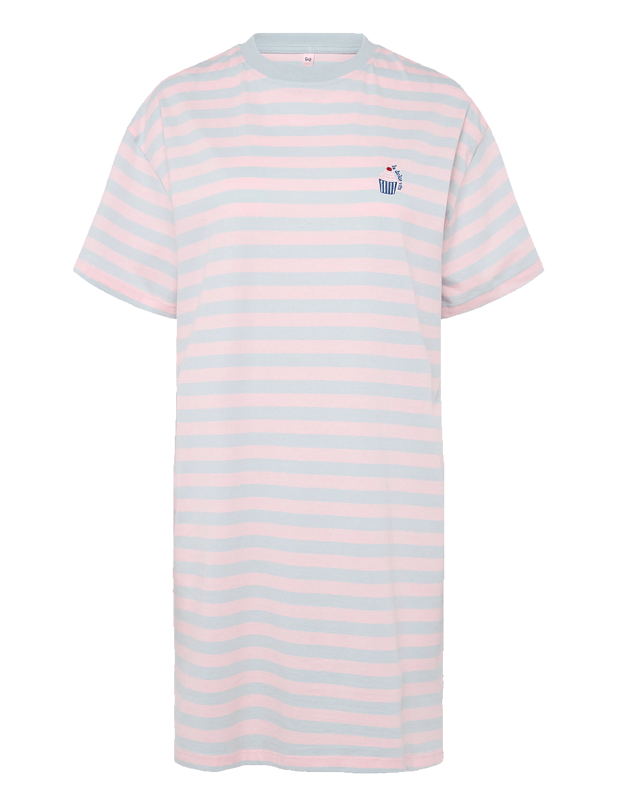 Hunkemöller - NIGHTIE BOXY R-NECK CUPCAKE - natkjoler - hkm blue - 1