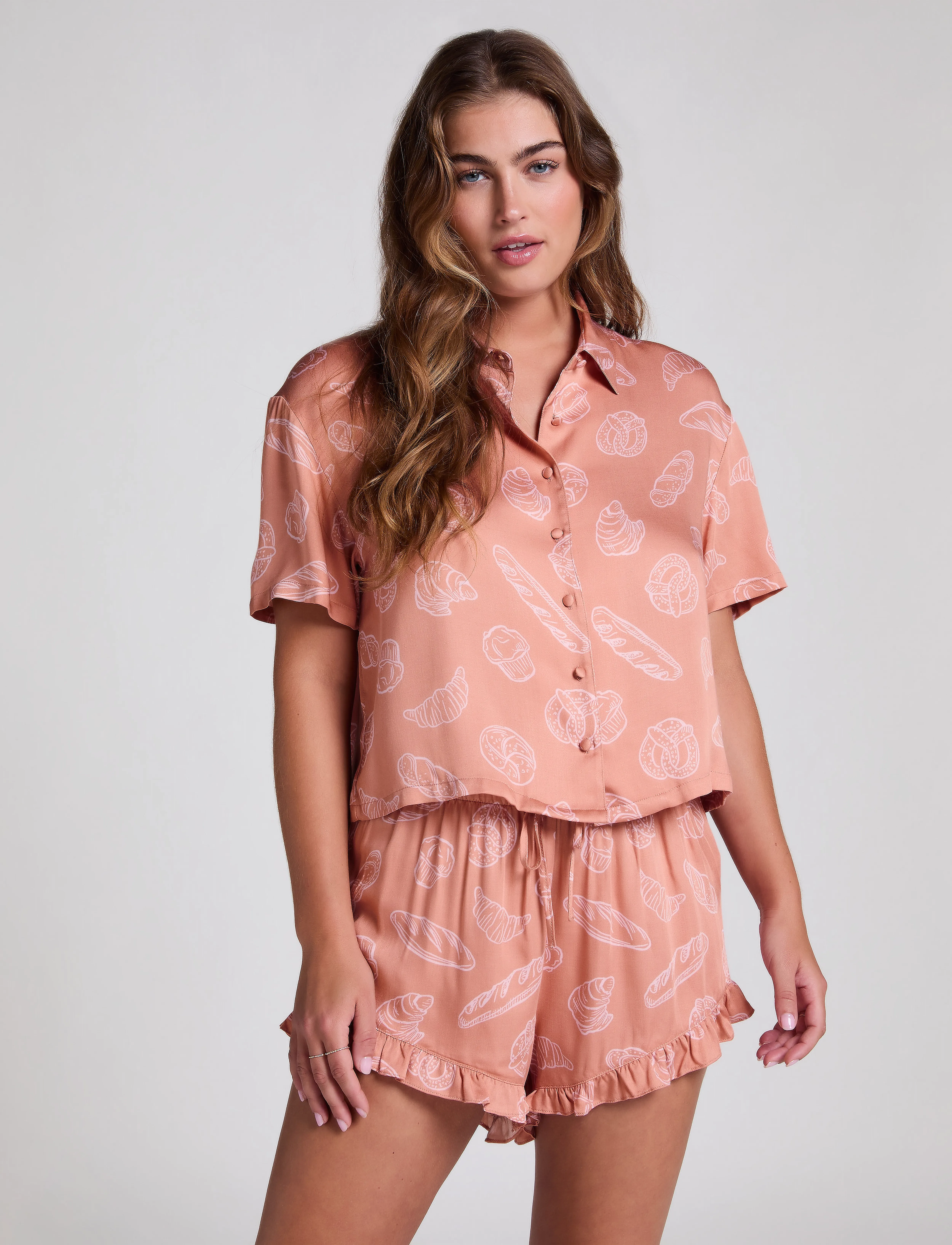 Hunkemöller - JACKET SS VIS SATIN - die niedrigsten preise - hkm tan - 3