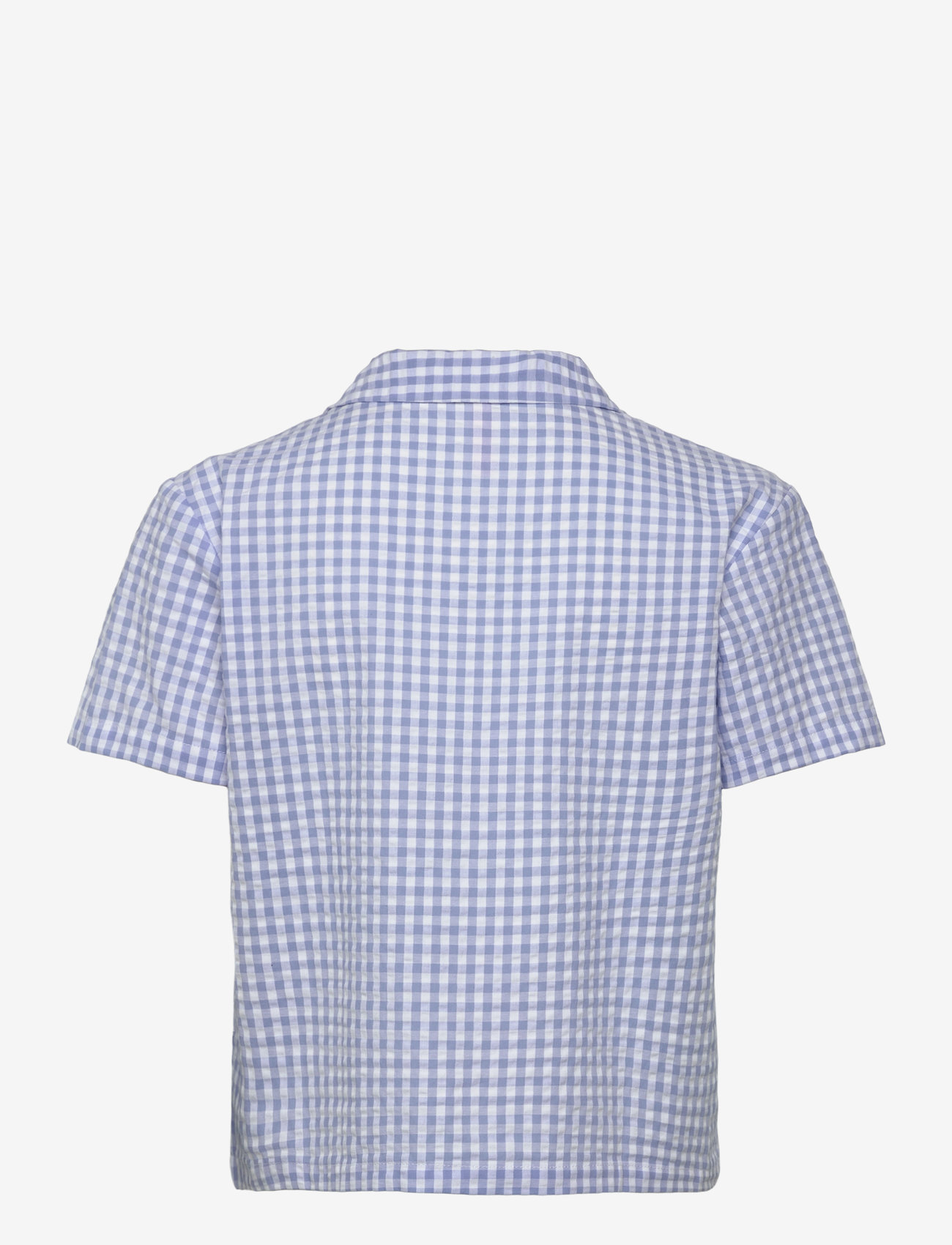 Hunkemöller - JACKET SS SEERSUCKER CHECK - oberteile - hkm blue - 2