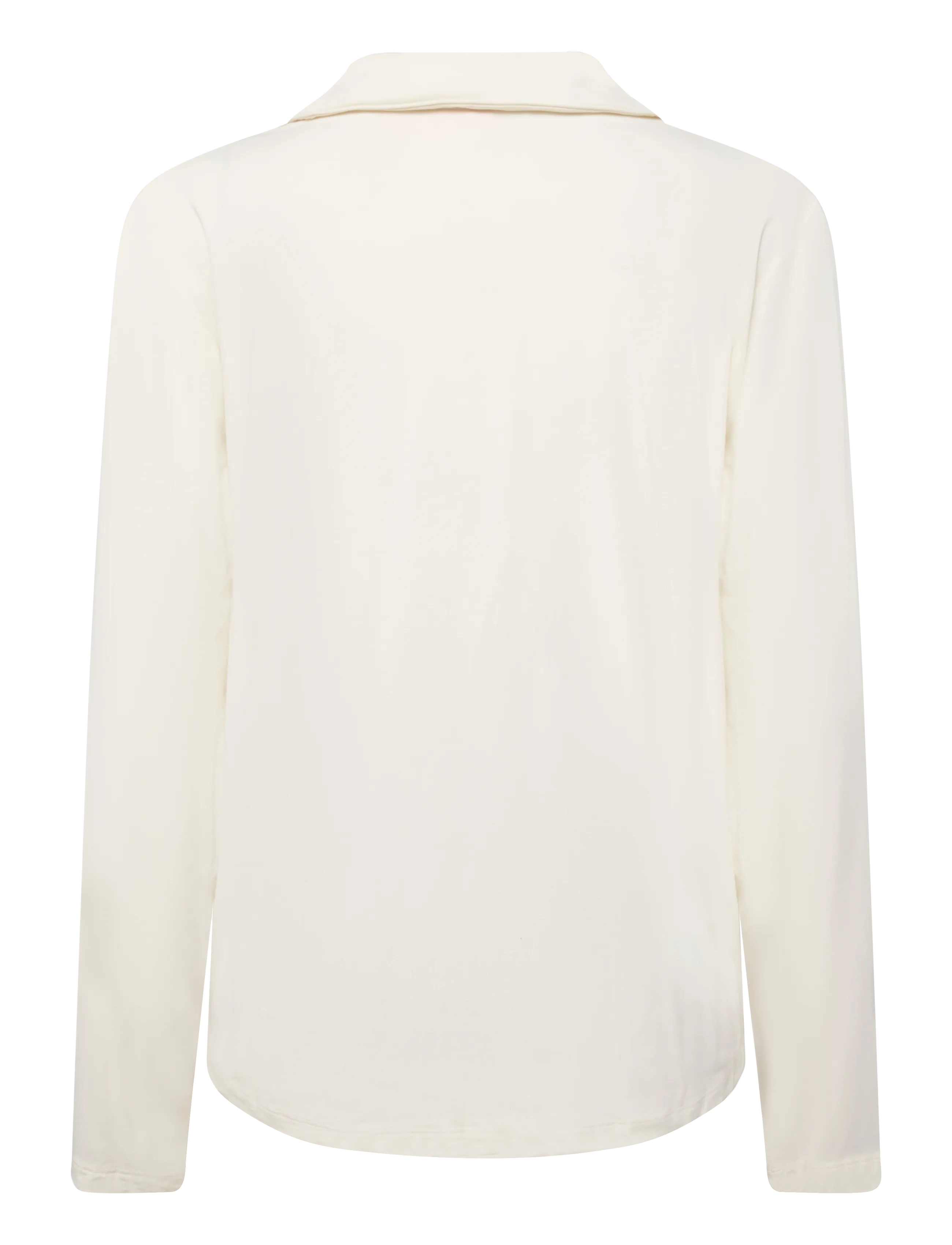 Hunkemöller - JACKET LS JERSEY ESSENTIAL - langärmelige blusen - whisper white - 2
