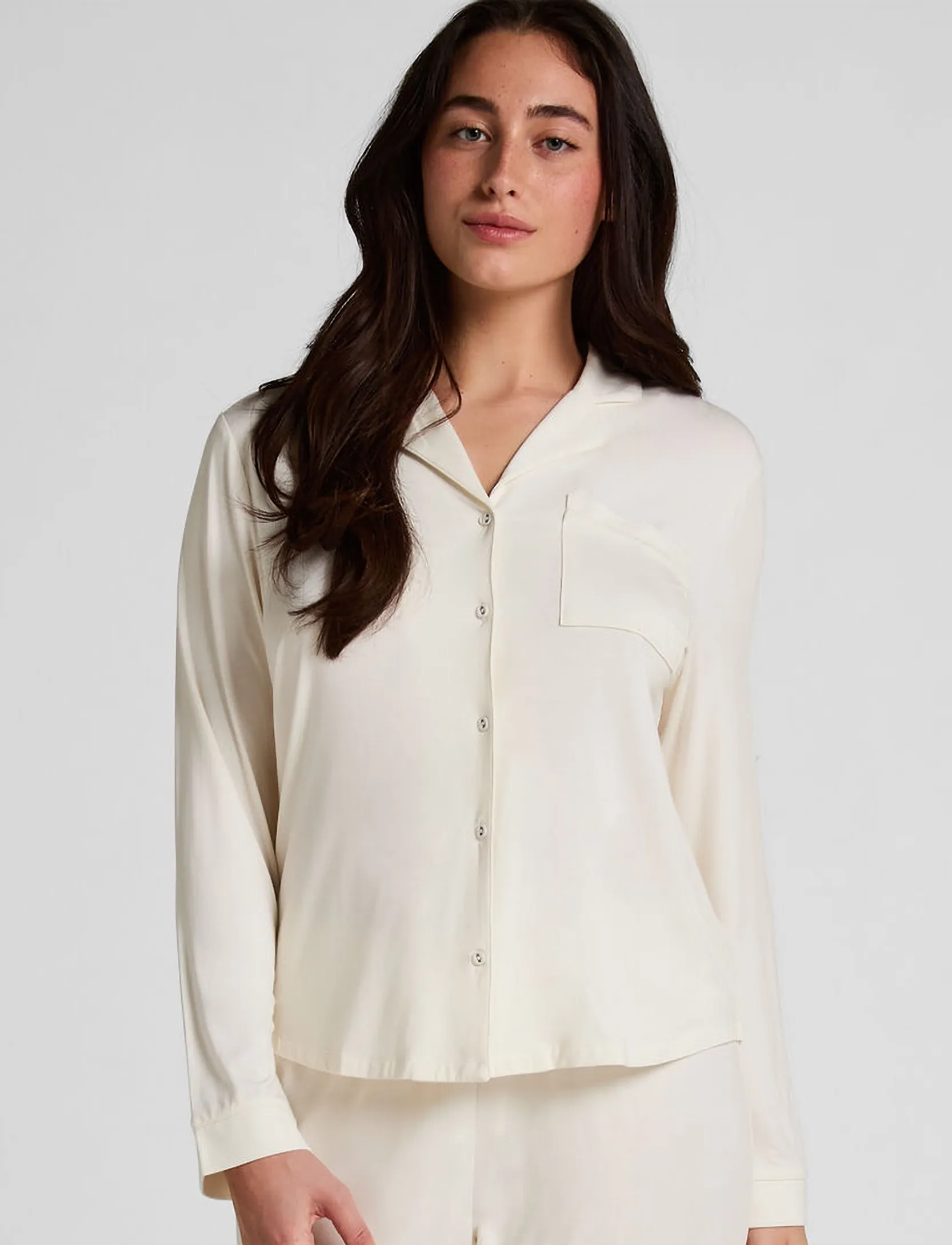 Hunkemöller - PANT JERSEY ESSENTIAL - alltags-style - whisper white - 0