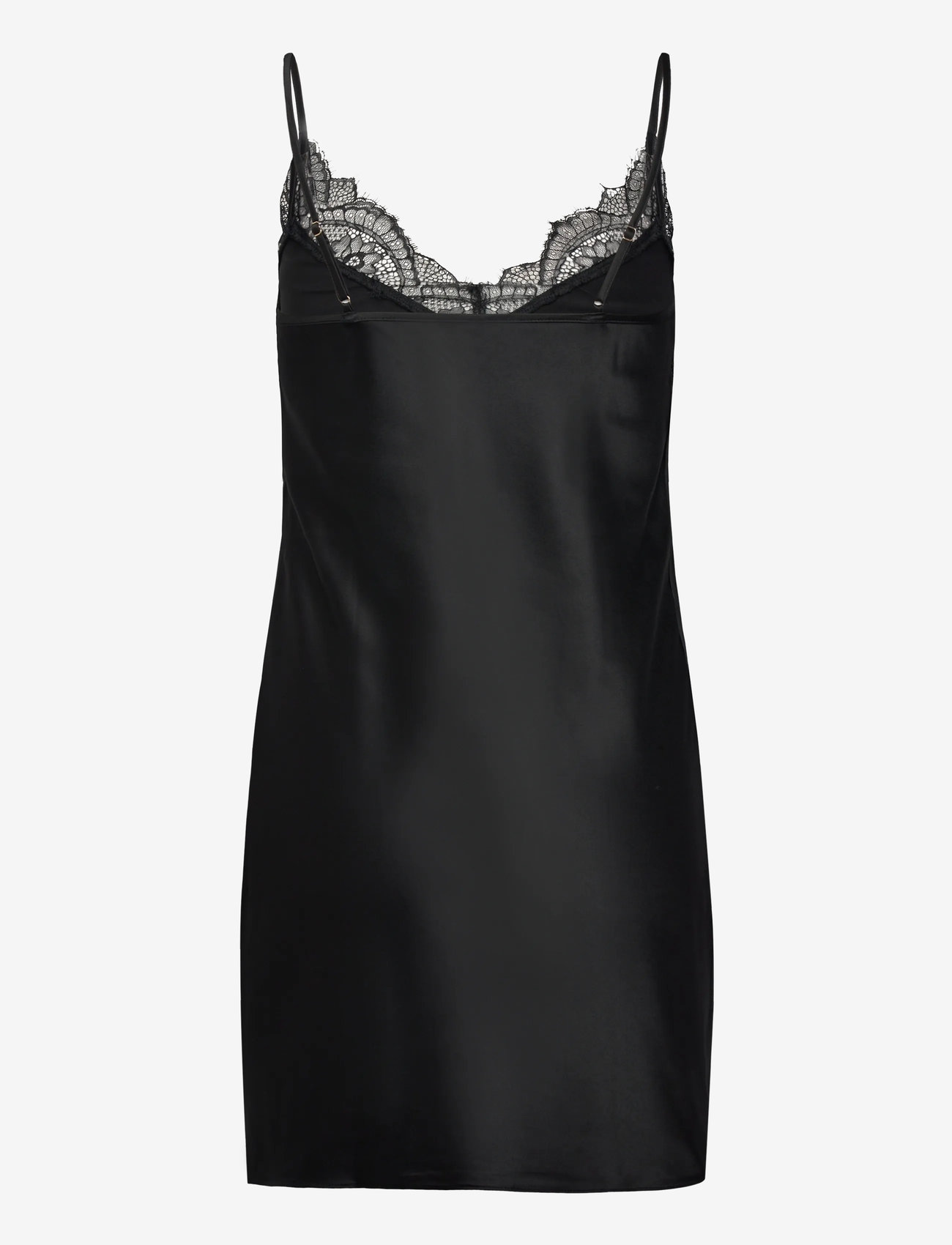 Hunkemöller - Sd Satin Lace - natkjoler - black - 1