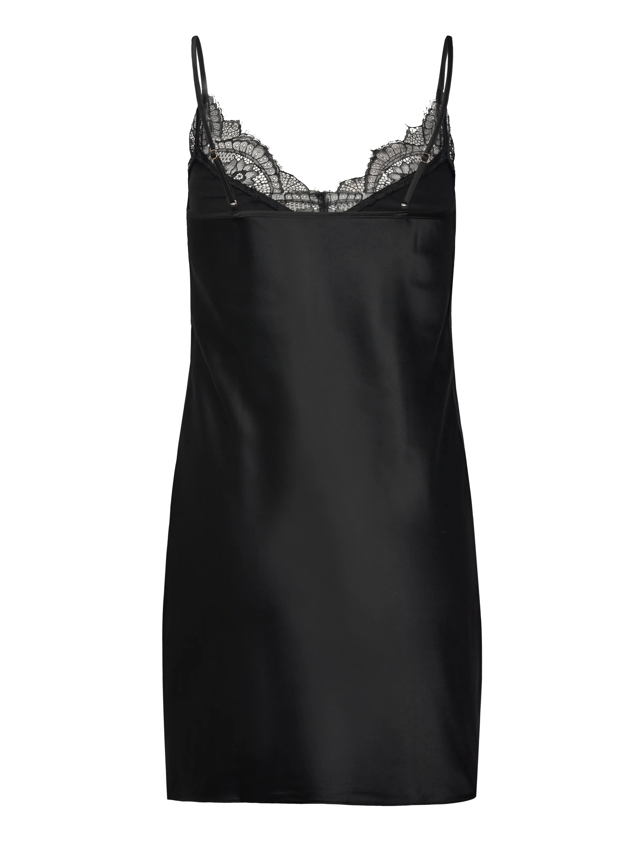 Hunkemöller - Sd Satin Lace - nachthemden - black - 1