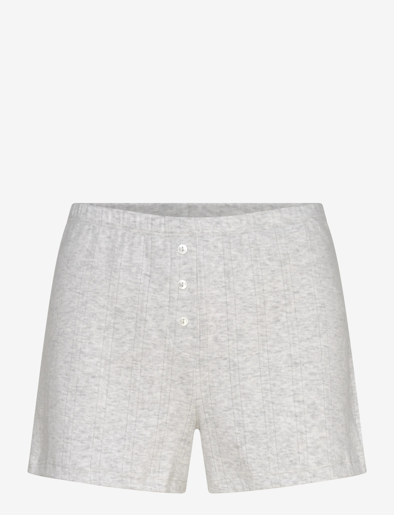 Hunkemöller - SHORT POINTELLE - pyjamasshorts - white grey melee - 0