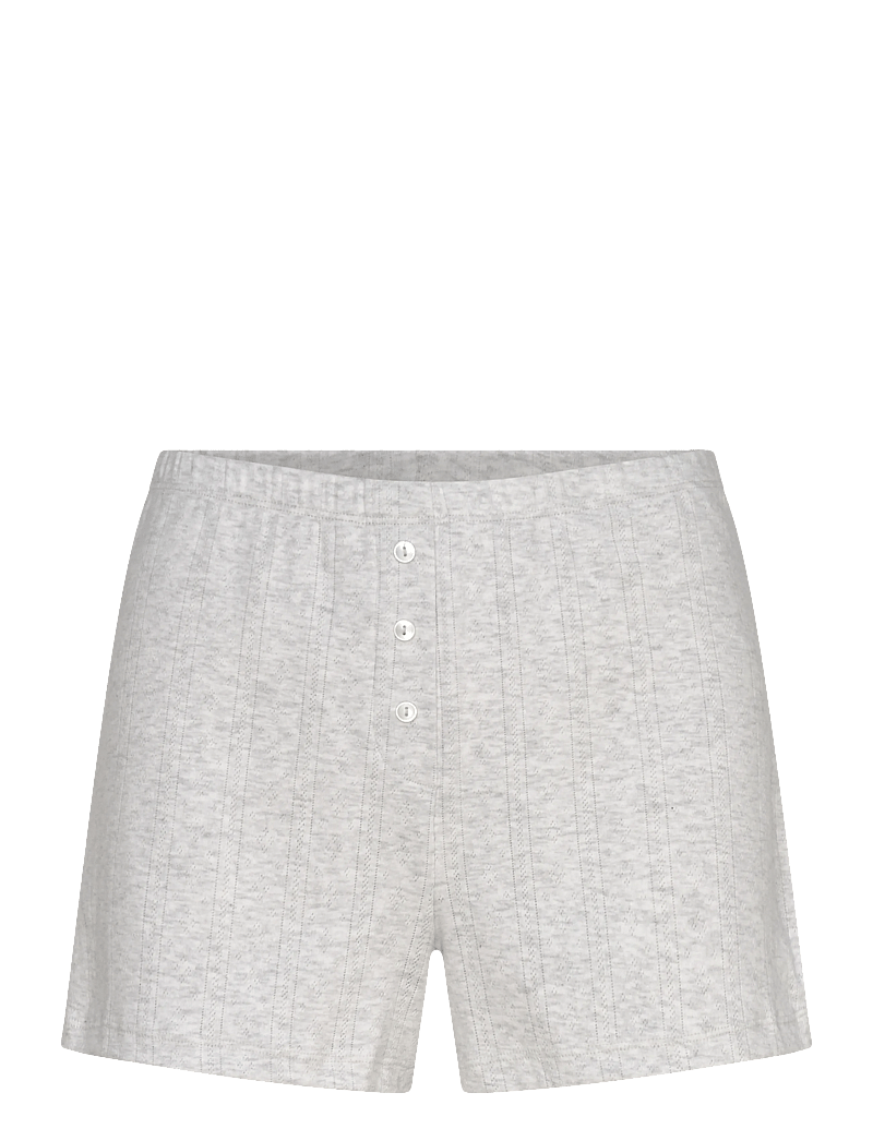 Hunkemöller - SHORT POINTELLE - natshorts - white grey melee - 0