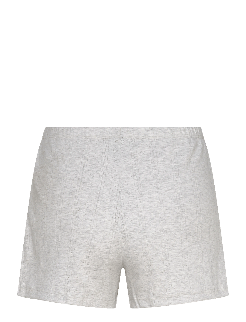 Hunkemöller - SHORT POINTELLE - natshorts - white grey melee - 1