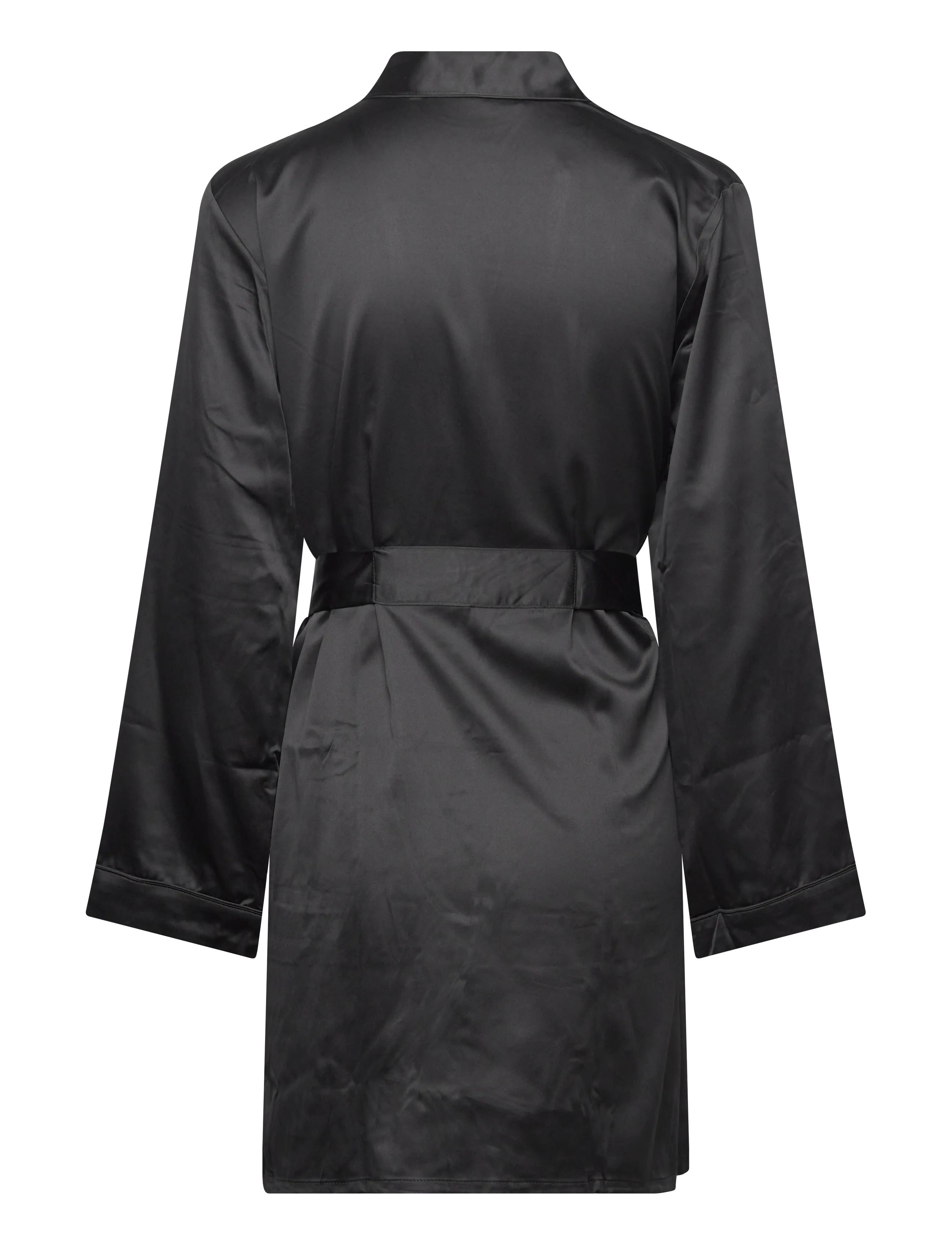 Hunkemöller - KIMONO SATIN - laveste priser - black - 1
