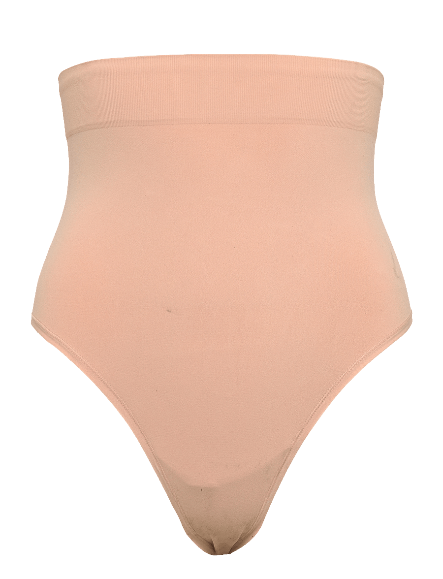 Hunkemöller - Seamless Enhancing High Waisted Thong - kujuandvad püksid ja seelikud - rugby tan - 1