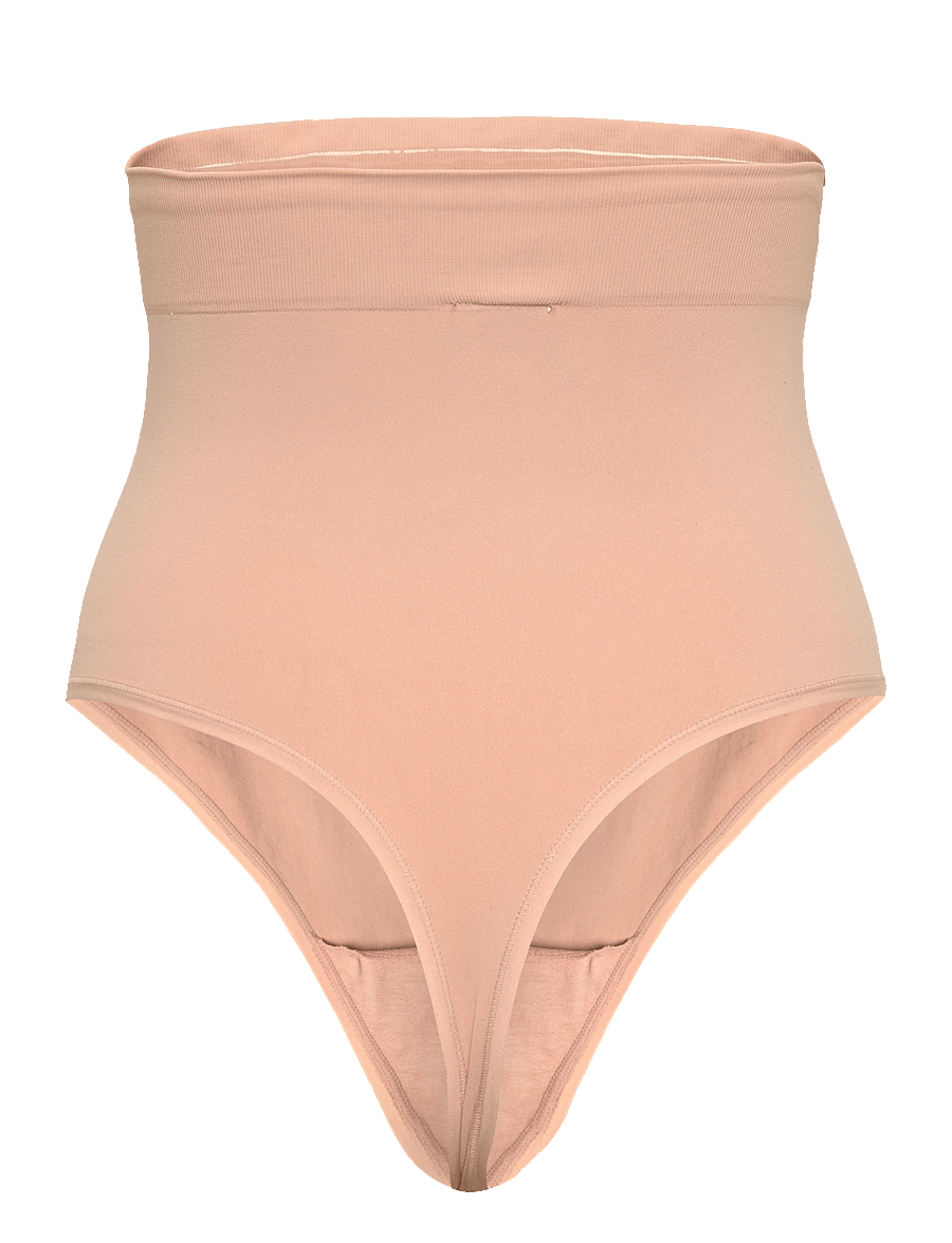 Hunkemöller - Seamless Enhancing High Waisted Thong - kujuandvad püksid ja seelikud - rugby tan - 2