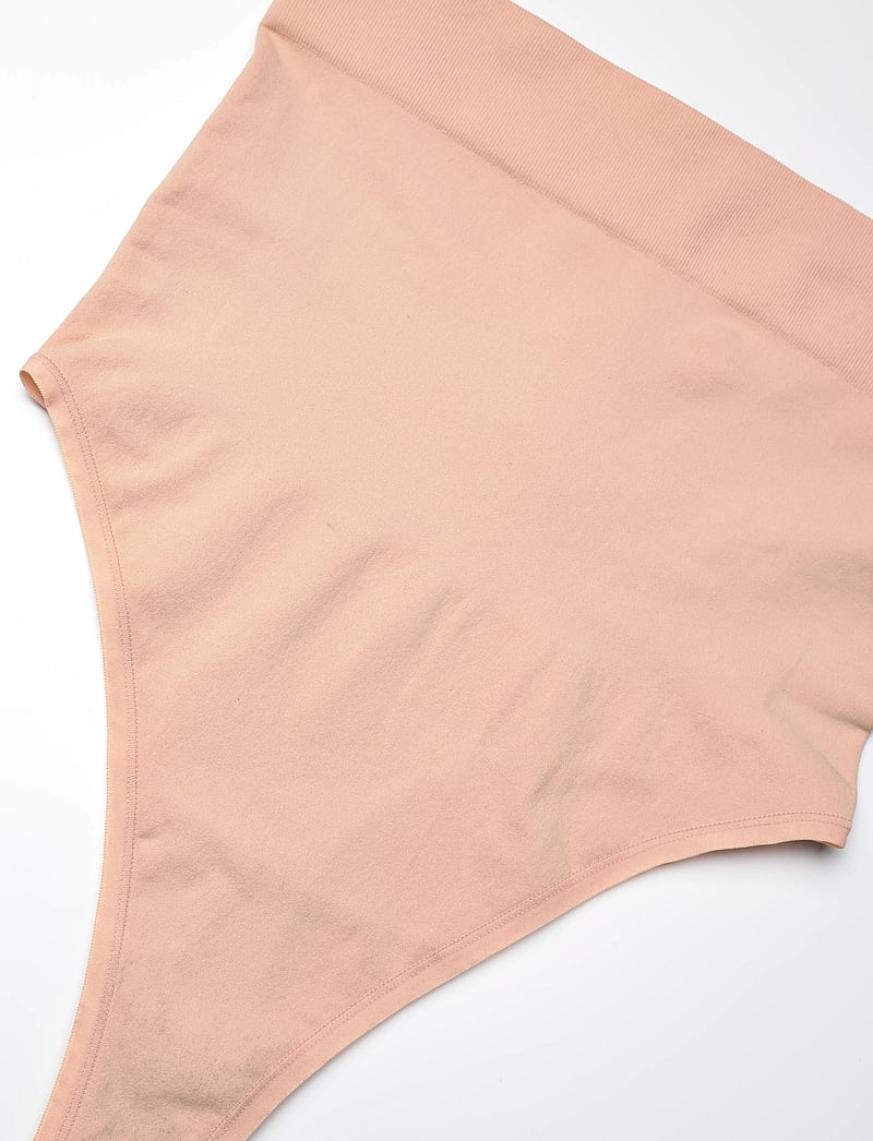 Hunkemöller - Seamless Enhancing High Waisted Thong - shapewear-hosen - rugby tan - 5