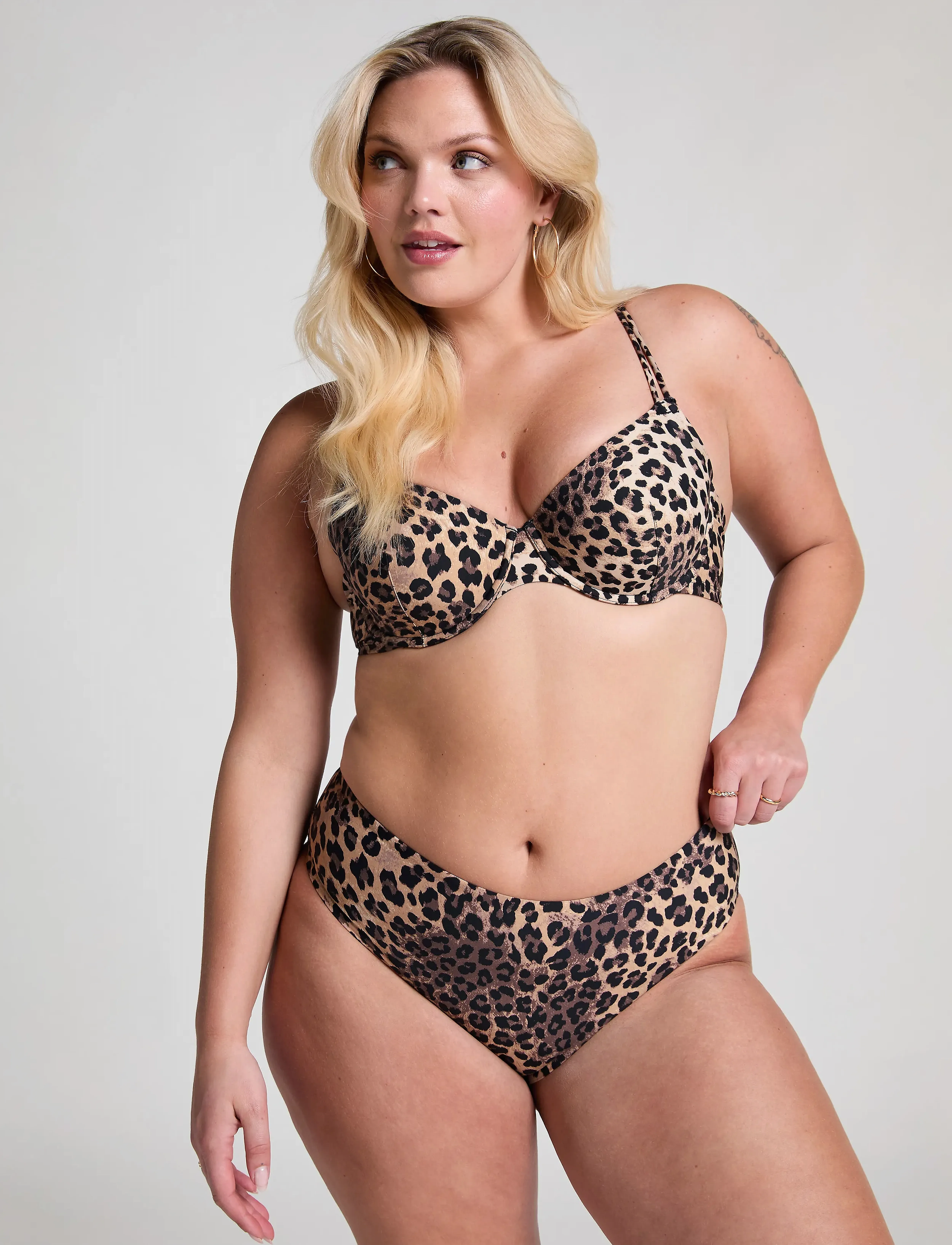 Hunkemöller - ANIMALIA RIO M - brazilian bikiinid - potting soil - 5