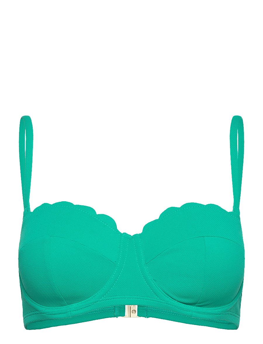 Hunkemöller - SCALLOP PB - tugikaartega bikiinirinnahoidjad - hkm green - 1