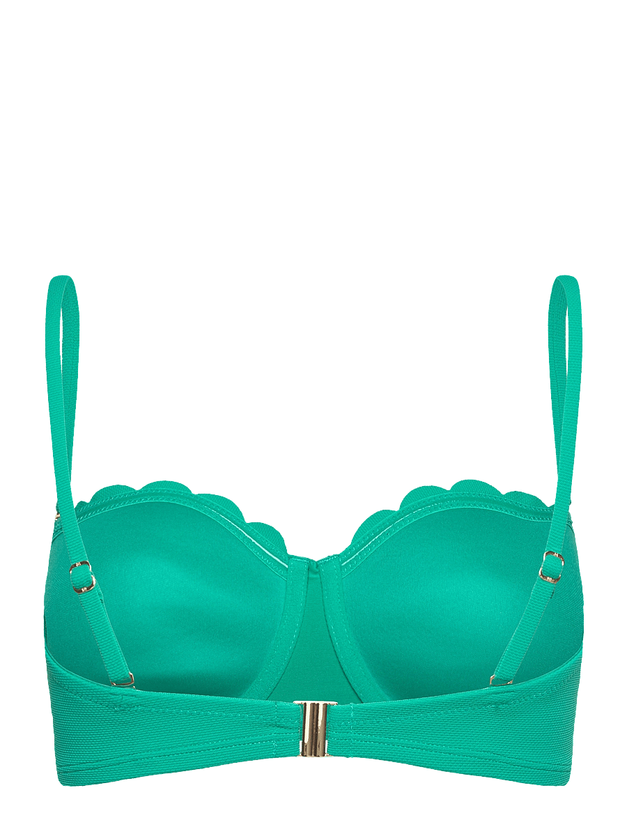 Hunkemöller - SCALLOP PB - tugikaartega bikiinirinnahoidjad - hkm green - 2