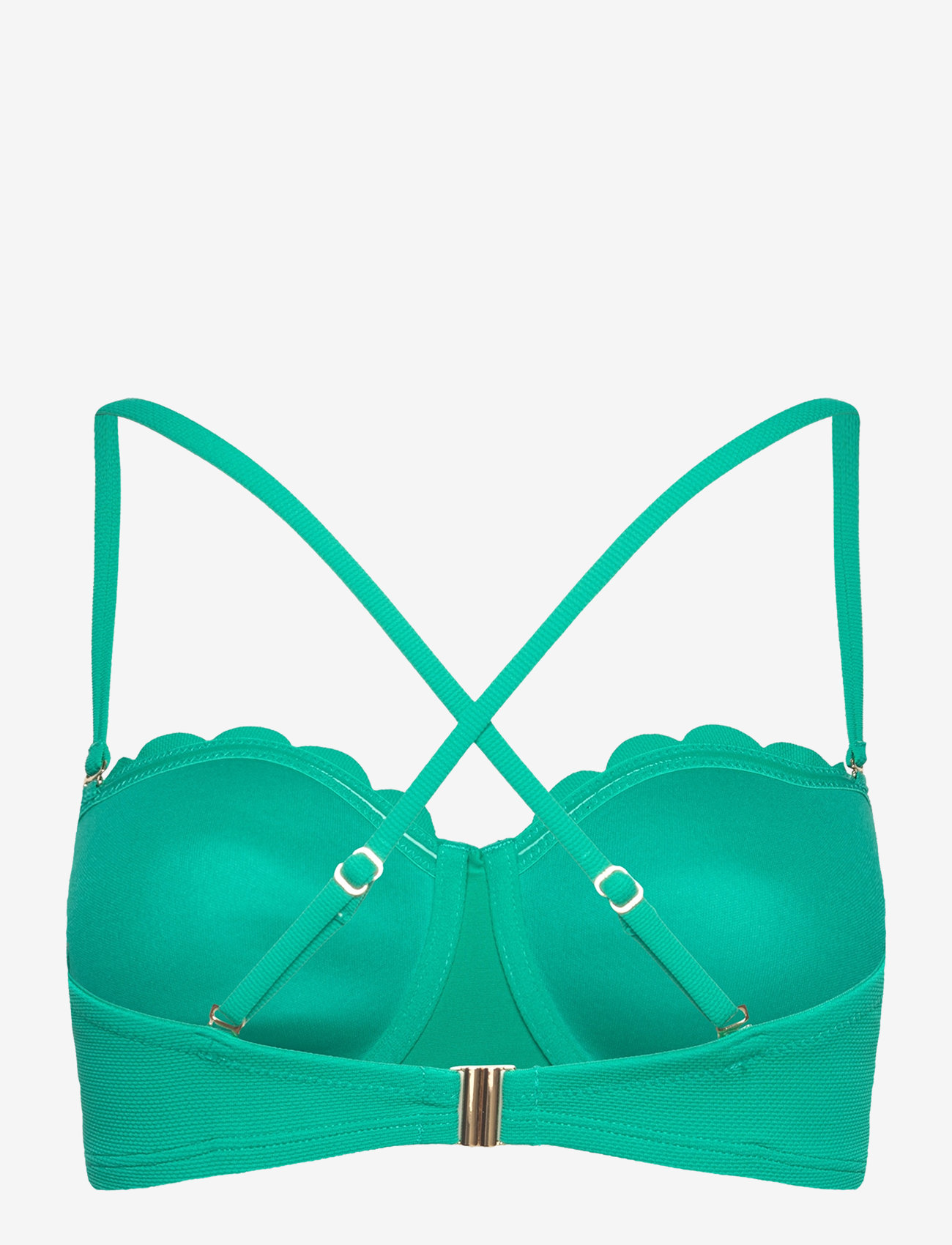 Hunkemöller - SCALLOP PB - bikinitoppe med bøjle - hkm green - 2