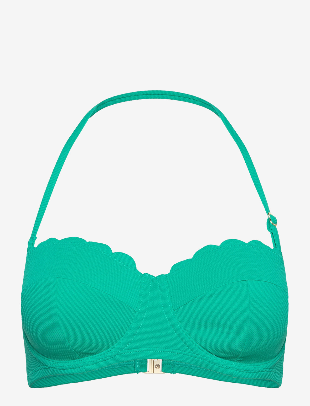 Hunkemöller - SCALLOP PB - bikinitoppe med bøjle - hkm green - 3