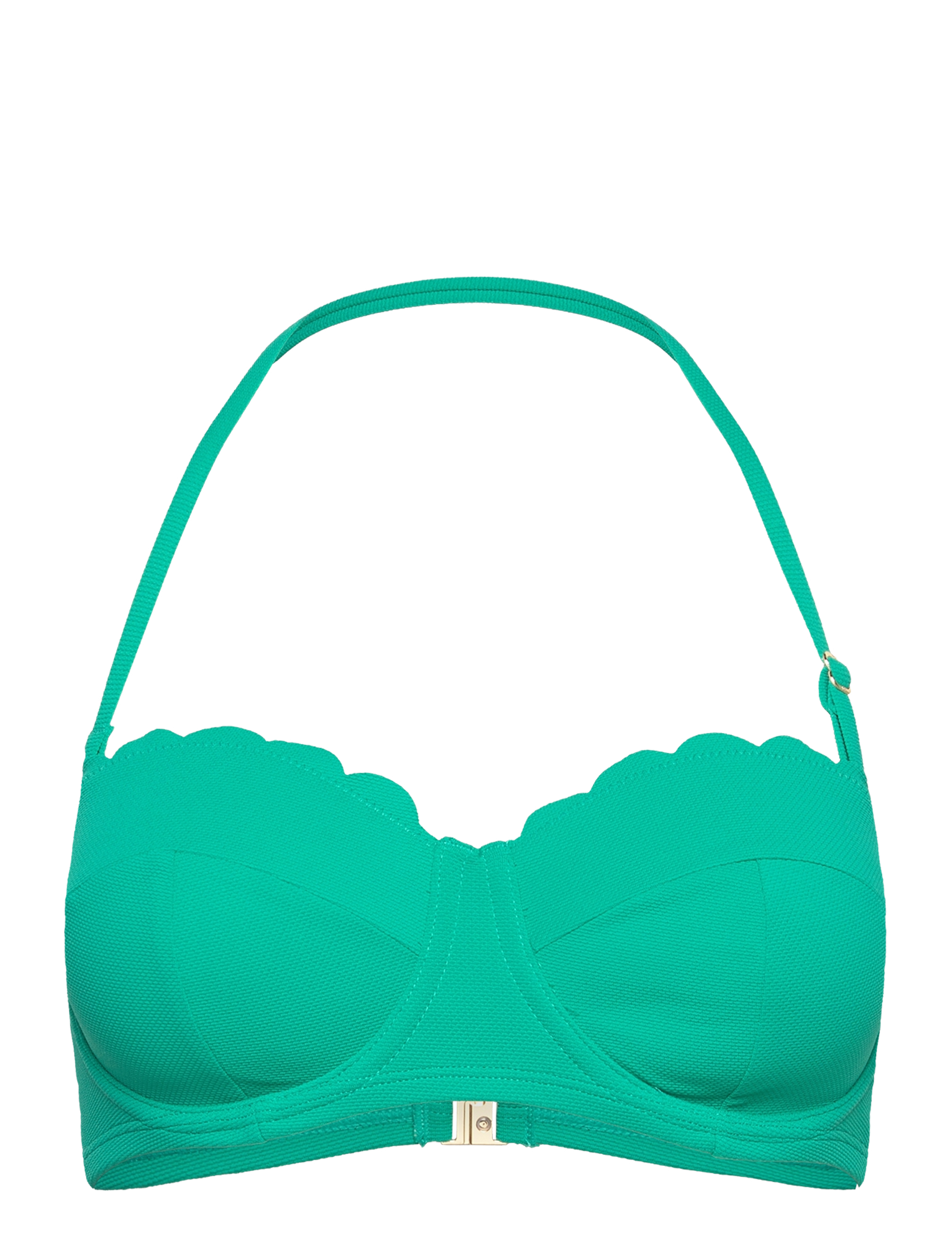 Hunkemöller - SCALLOP PB - stanik z fiszbinami bikini - hkm green - 4