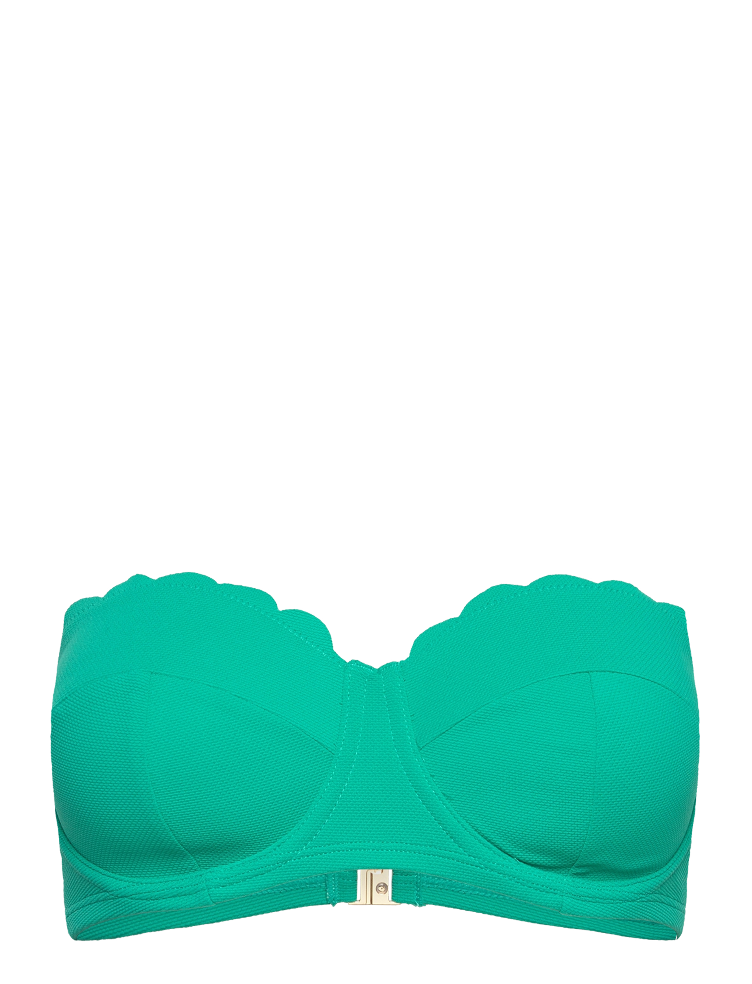 Hunkemöller - SCALLOP PB - stanik z fiszbinami bikini - hkm green - 5
