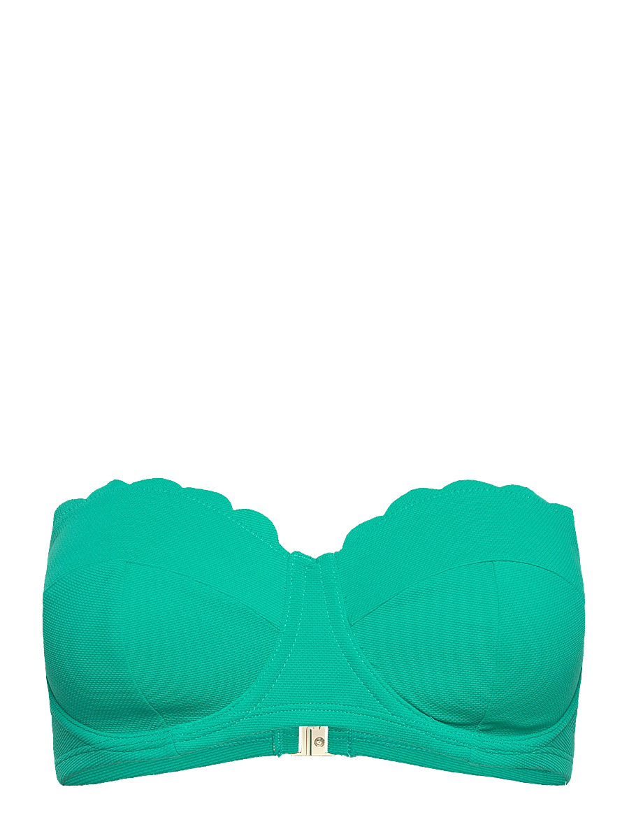 Hunkemöller - SCALLOP PB - tugikaartega bikiinirinnahoidjad - hkm green - 5