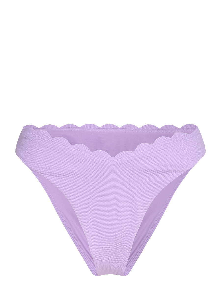 Hunkemöller - SCALLOP HIGH LEG R - brazilian bikinier - hkm purple - 1