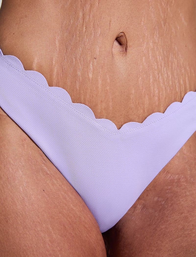 Hunkemöller - SCALLOP HIGH LEG R - bikini-slips - hkm purple - 4