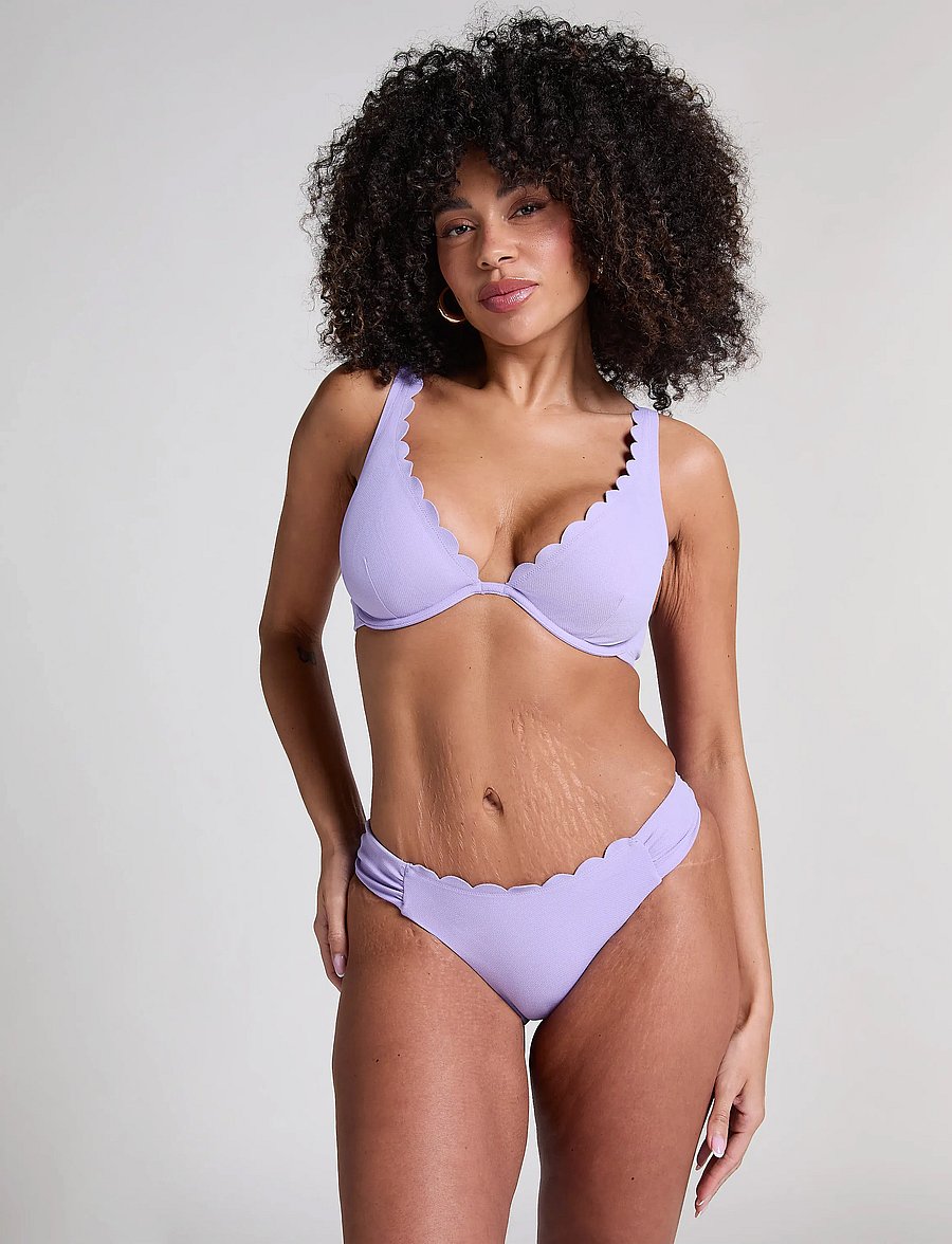 Hunkemöller - SCALLOP UP - bikini-oberteile mit bügel - hkm purple - 4