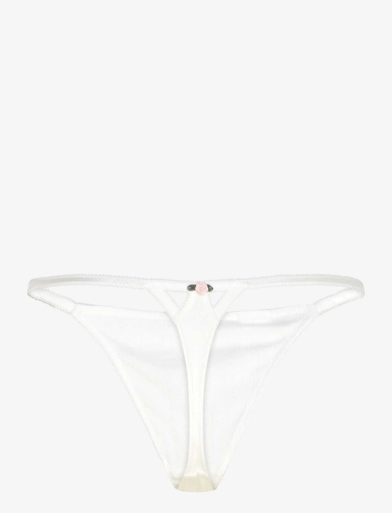 Hunkemöller - POINTELLE HL STRING T - snow white - 1