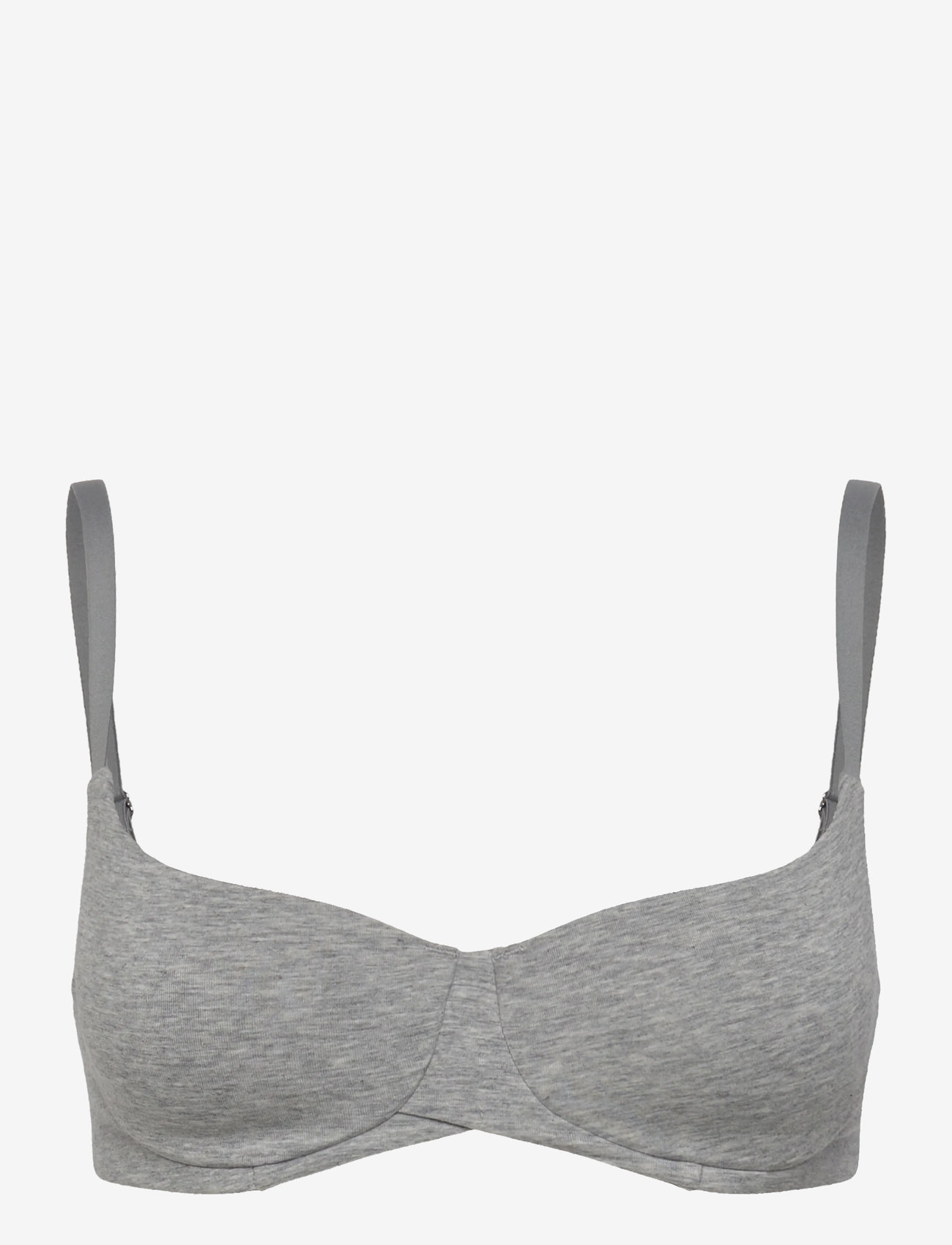 Hunkemöller - COTTON PD - balconette bh'er - grey - 1