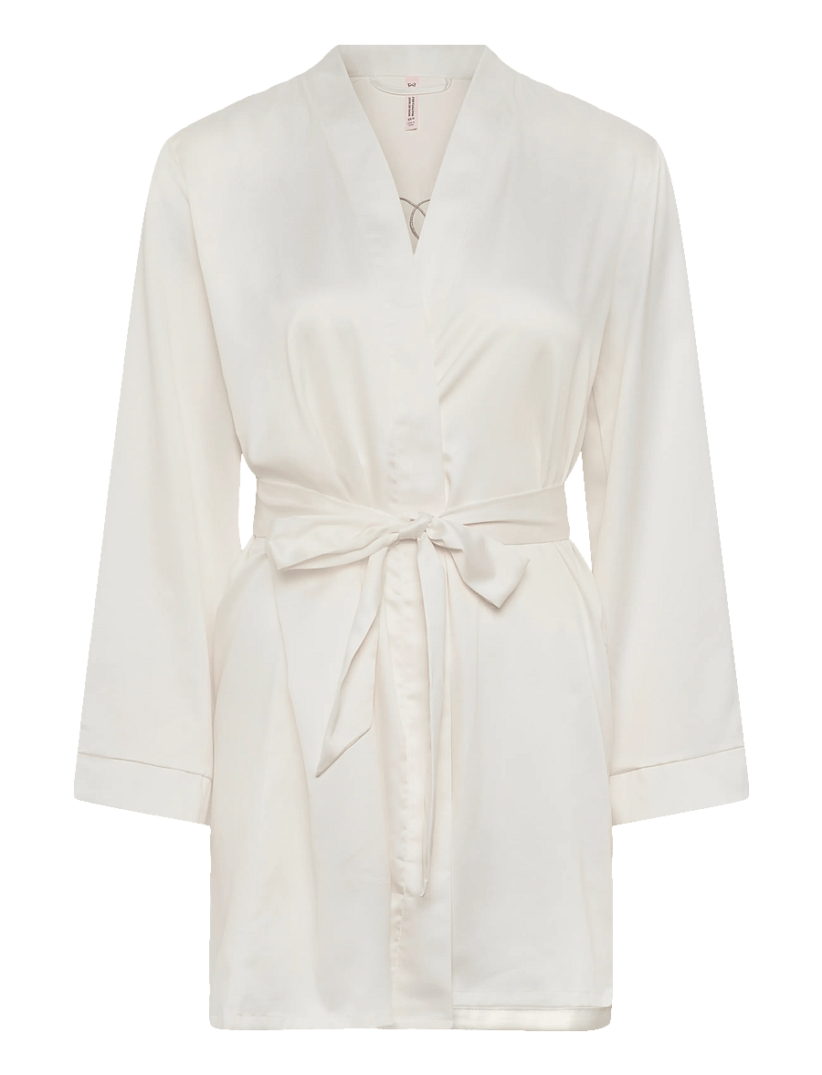 Hunkemöller - KIMONO BRIDAL SATIN - kimonos - snow white - 1