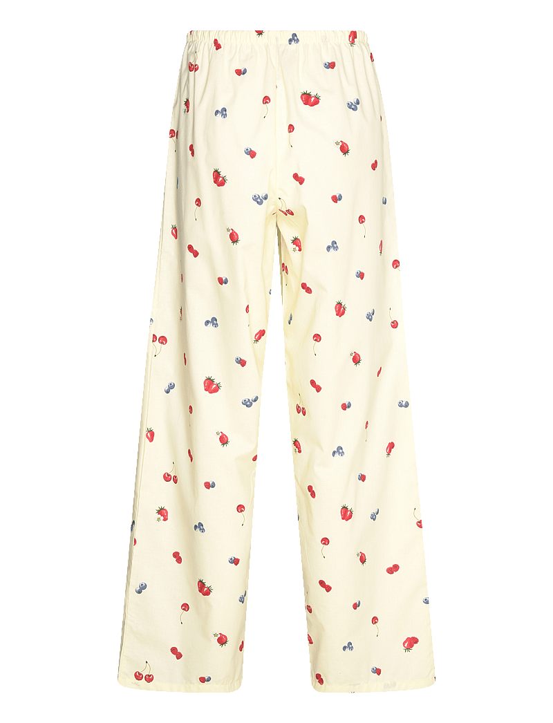 Hunkemöller - PANT WOVEN FRUIT - pyjamahose - hkm yellow - 2