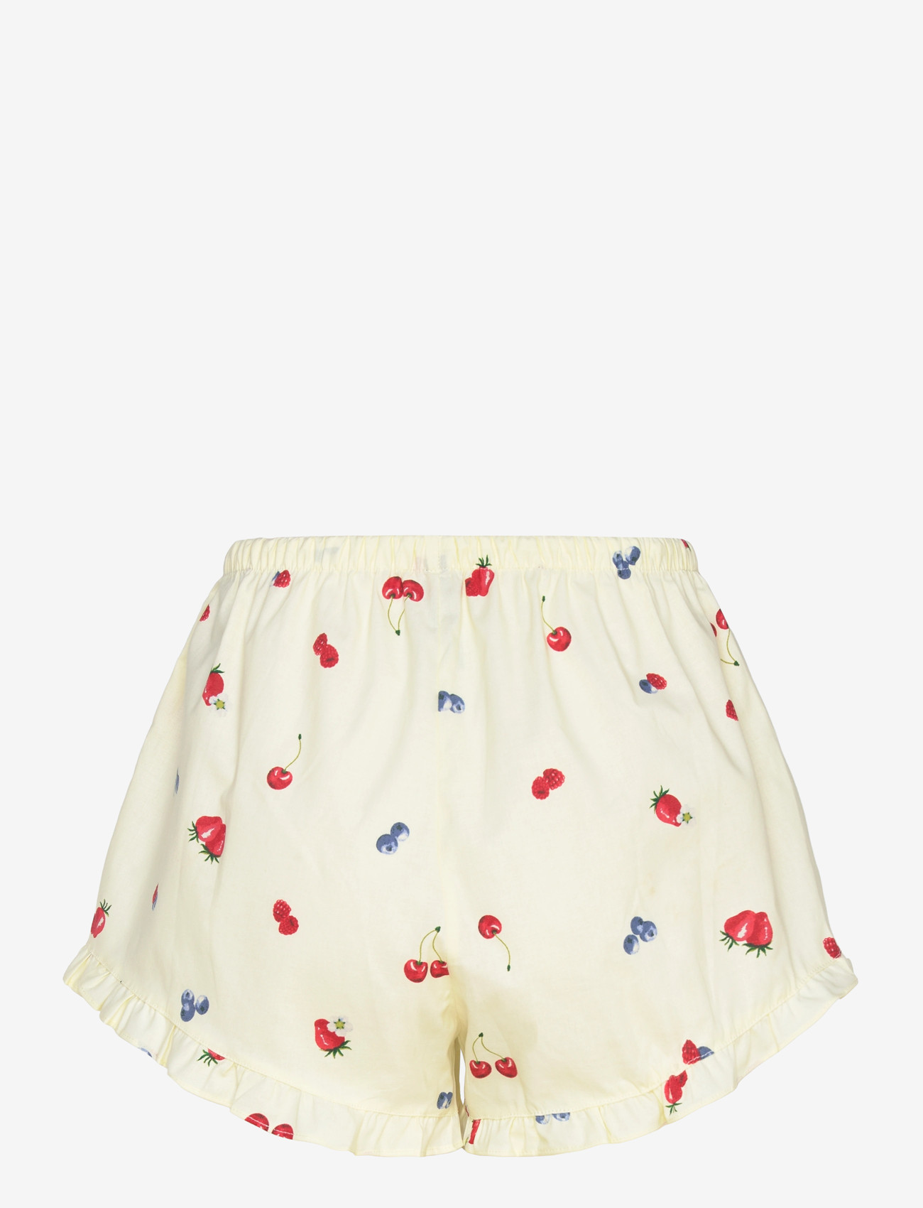 Hunkemöller - SHORT WOVEN RUFFLE FRUIT - casual shorts - hkm yellow - 2