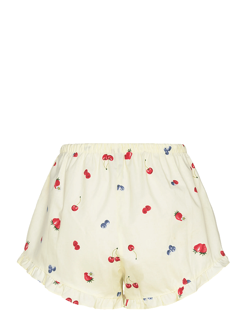 Hunkemöller - SHORT WOVEN RUFFLE FRUIT - casual shorts - hkm yellow - 2
