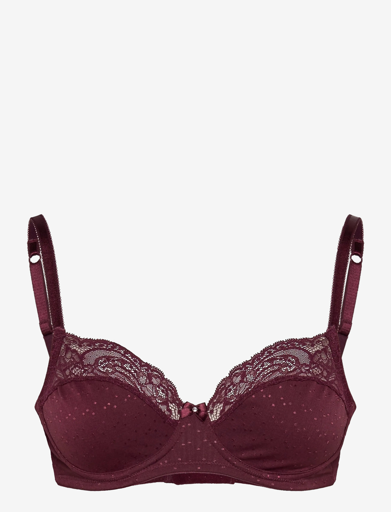 Hunkemöller - Sophie Non-Padded Underwired Bra - bügellose bhs - zinfandel - 0