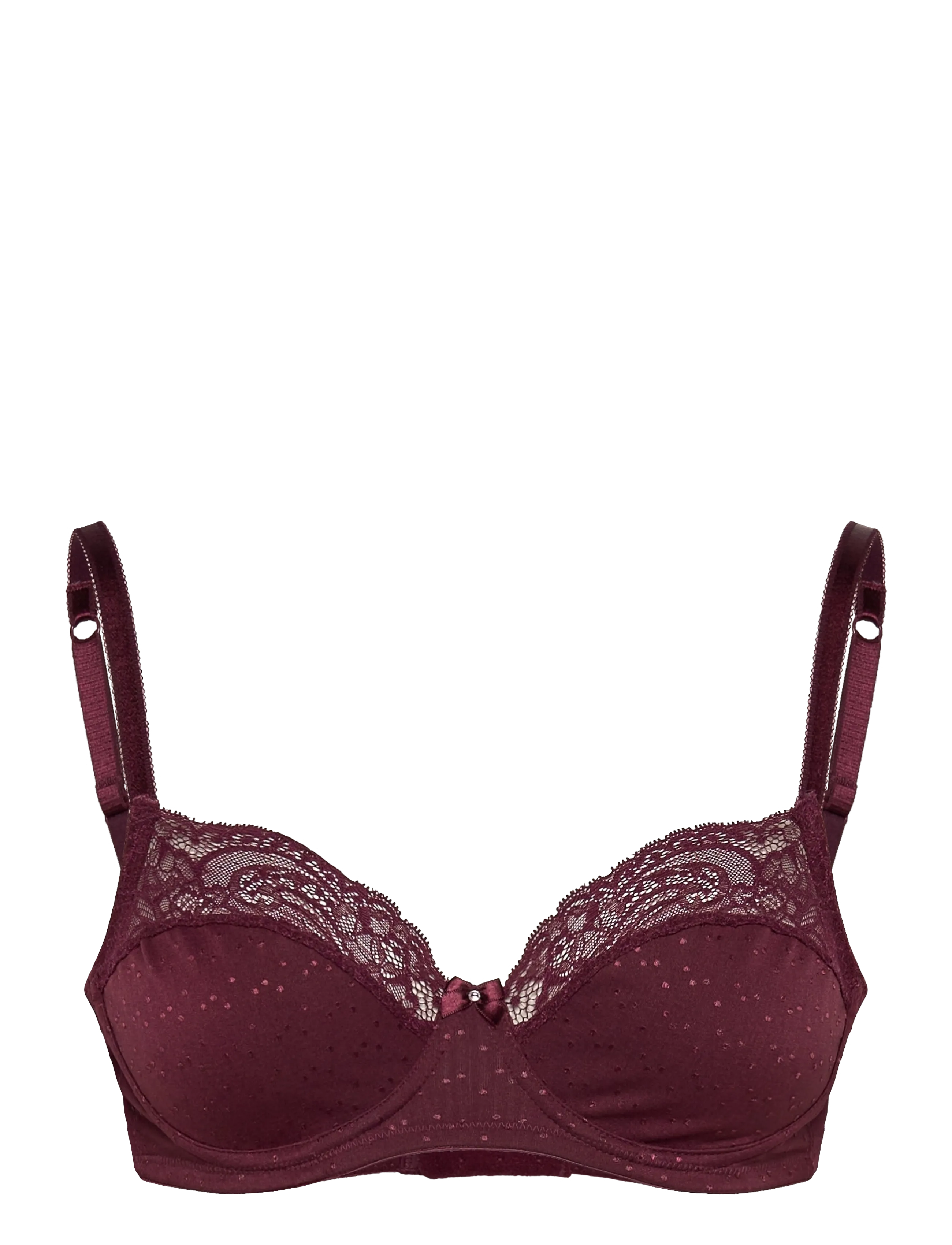 Hunkemöller Sophie Non-Padded Underwired Bra - BHs - ZINFANDEL / burgundy
