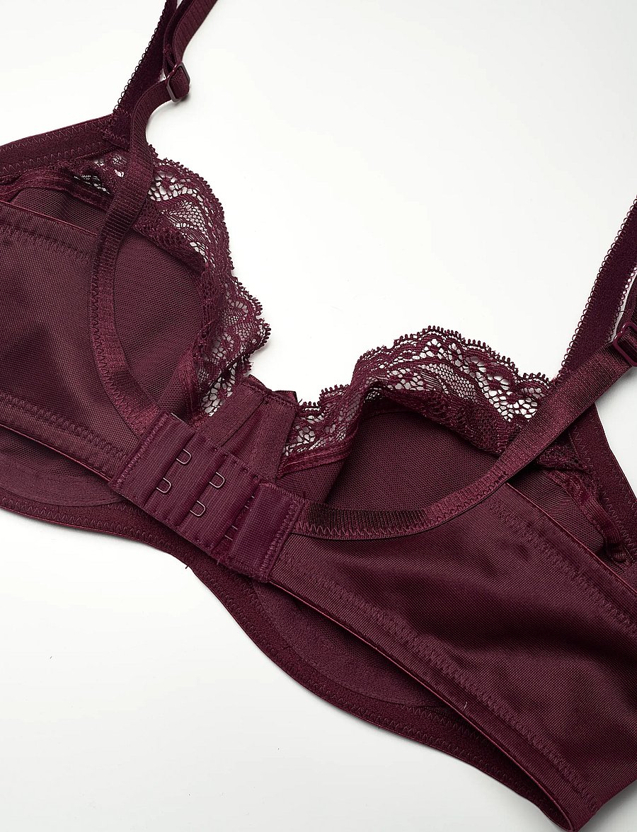 Hunkemöller - Sophie Non-Padded Underwired Bra - spile-bh-er - zinfandel - 3