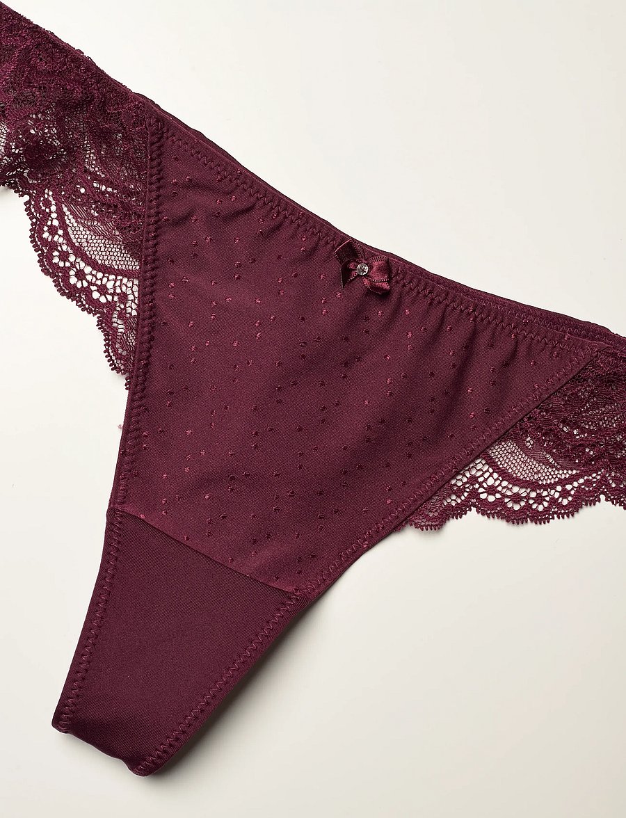 Hunkemöller - Sophie Thong - stringtrusser - zinfandel - 2