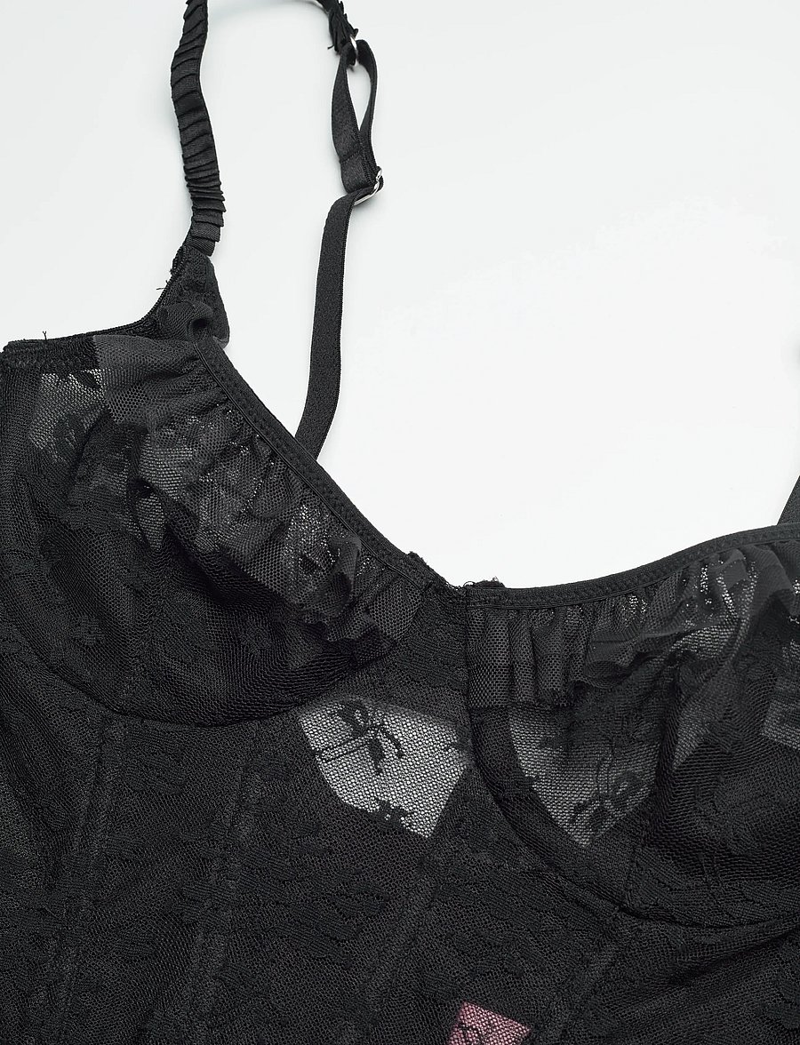 Hunkemöller - DARCY UD LL - bh:ar med bygel - caviar - 2