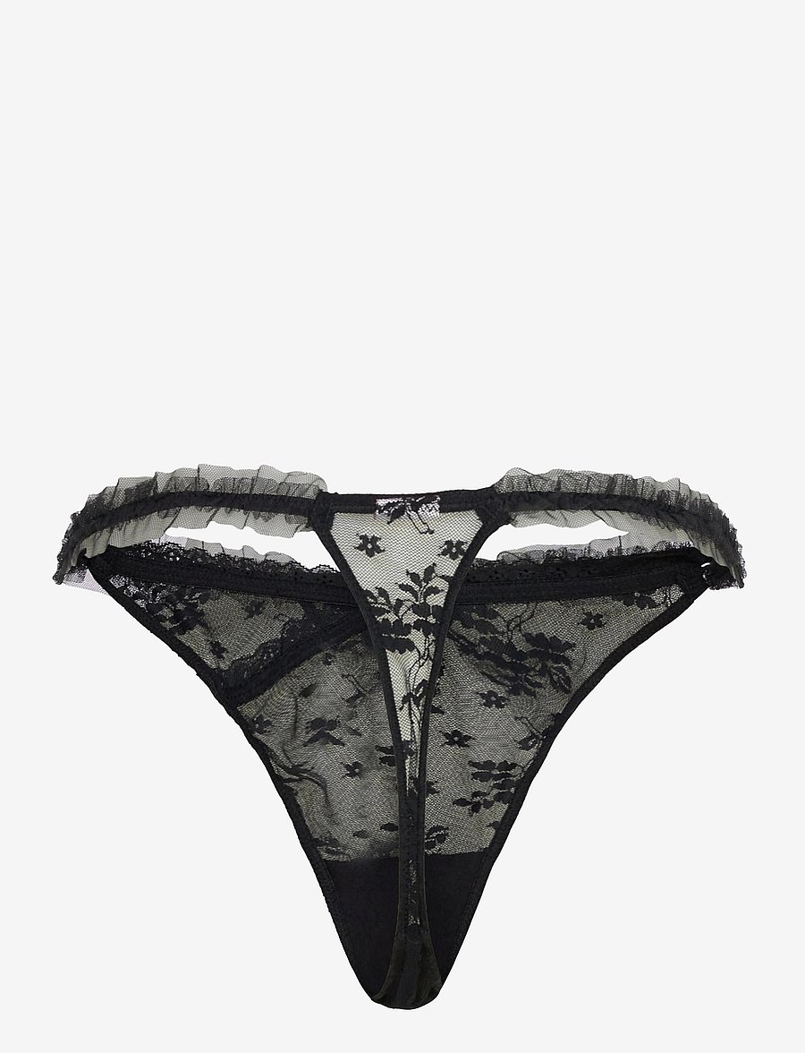 Hunkemöller - DARCY HL STRING T - caviar - 1