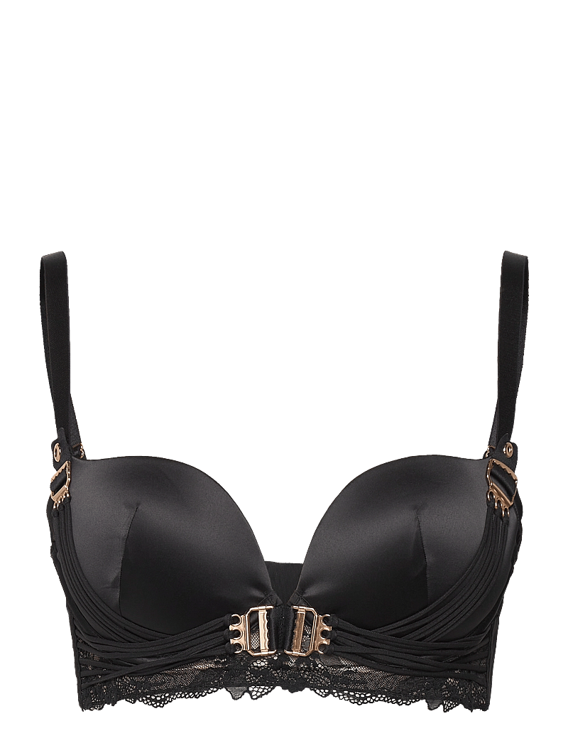 Hunkemöller - AVELA PP PUSH LL - push up rinnahoidjad - caviar - 0