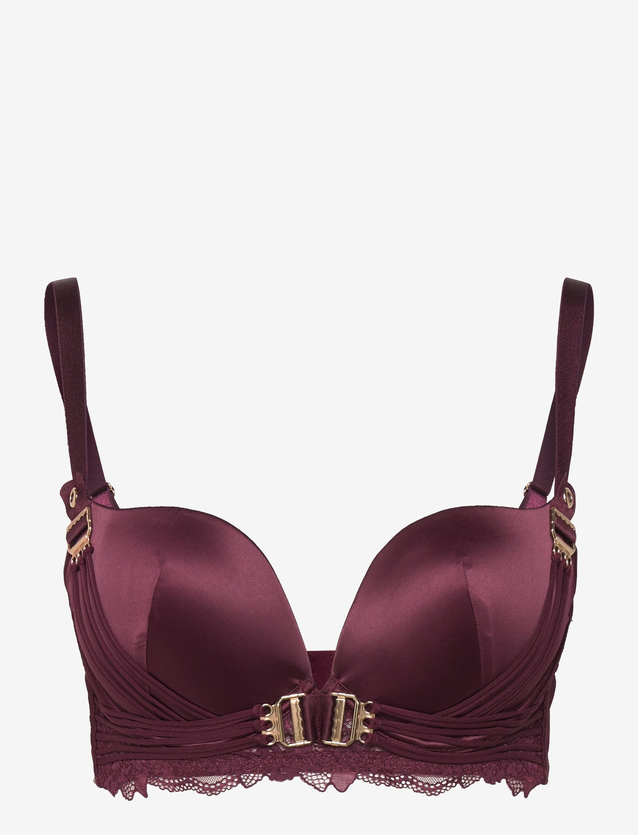Hunkemöller - AVELA PP PUSH LL - push-up bh:ar - zinfandel - 0