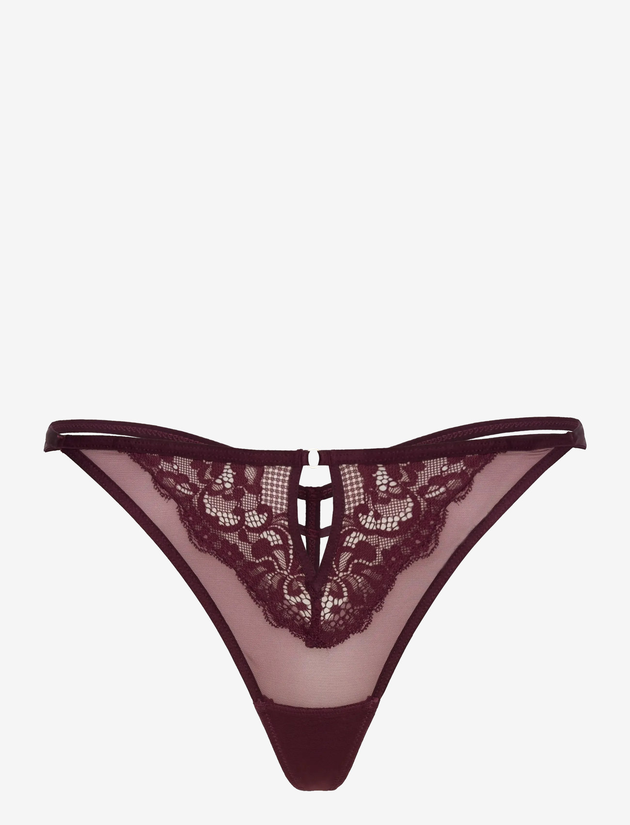 Hunkemöller - CINNAMON HL STRING TR - geschenke unter 30€ - zinfandel - 0