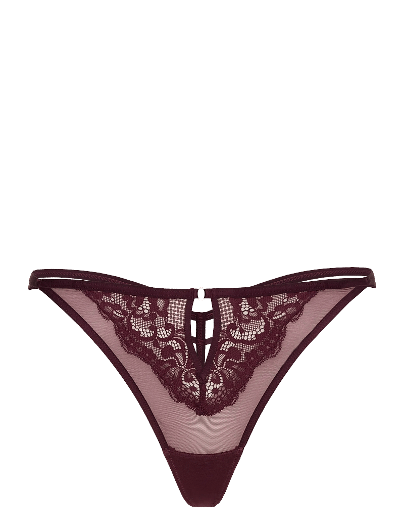 Hunkemöller - CINNAMON HL STRING TR - zinfandel - 0