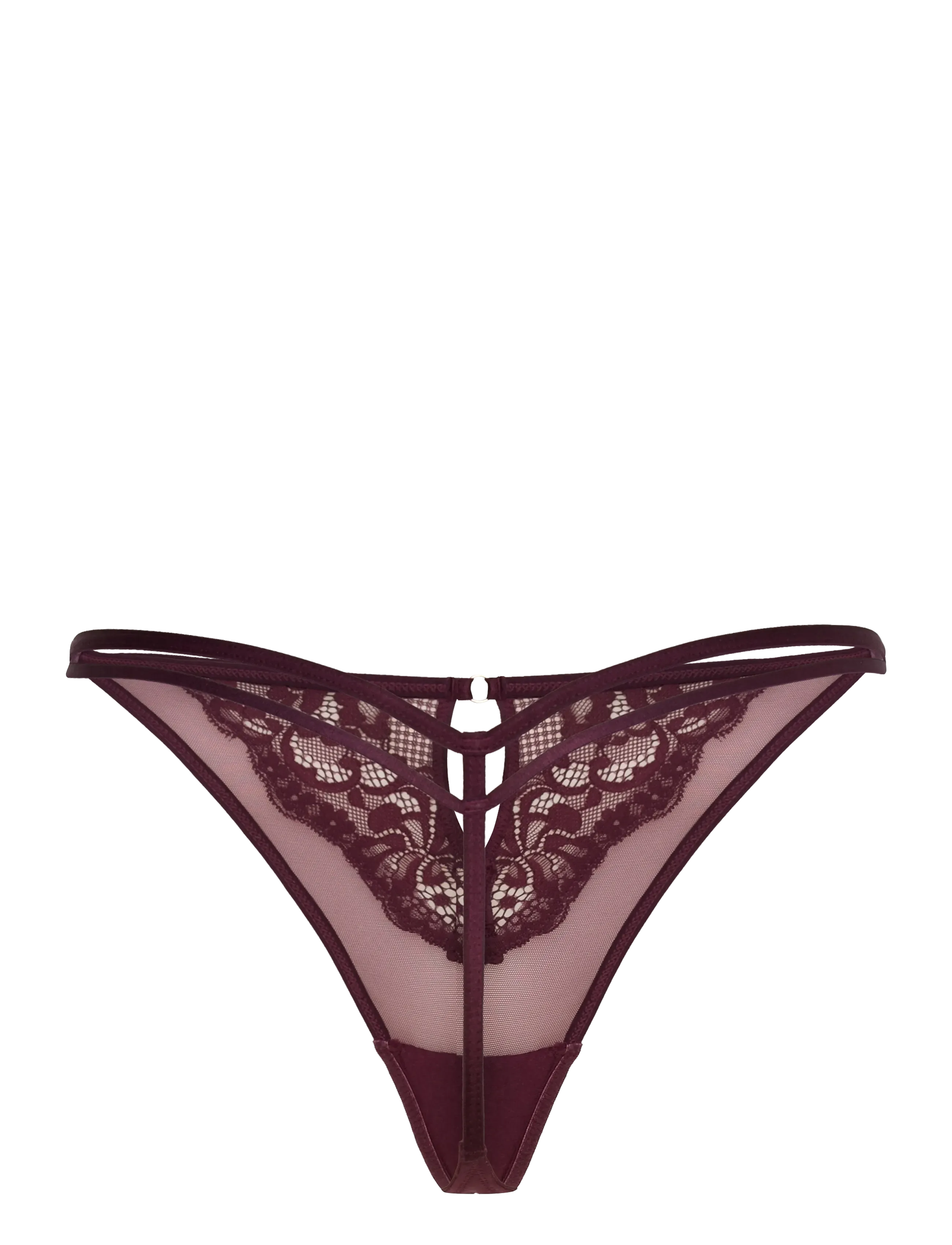 Hunkemöller - CINNAMON HL STRING TR - zinfandel - 1