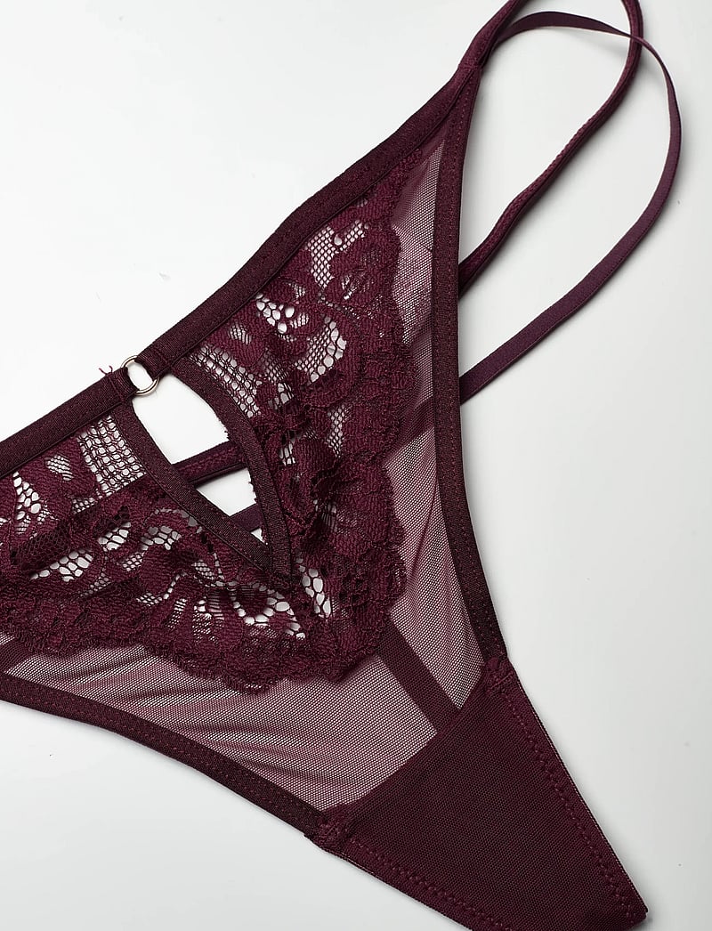 Hunkemöller - CINNAMON HL STRING TR - zinfandel - 2