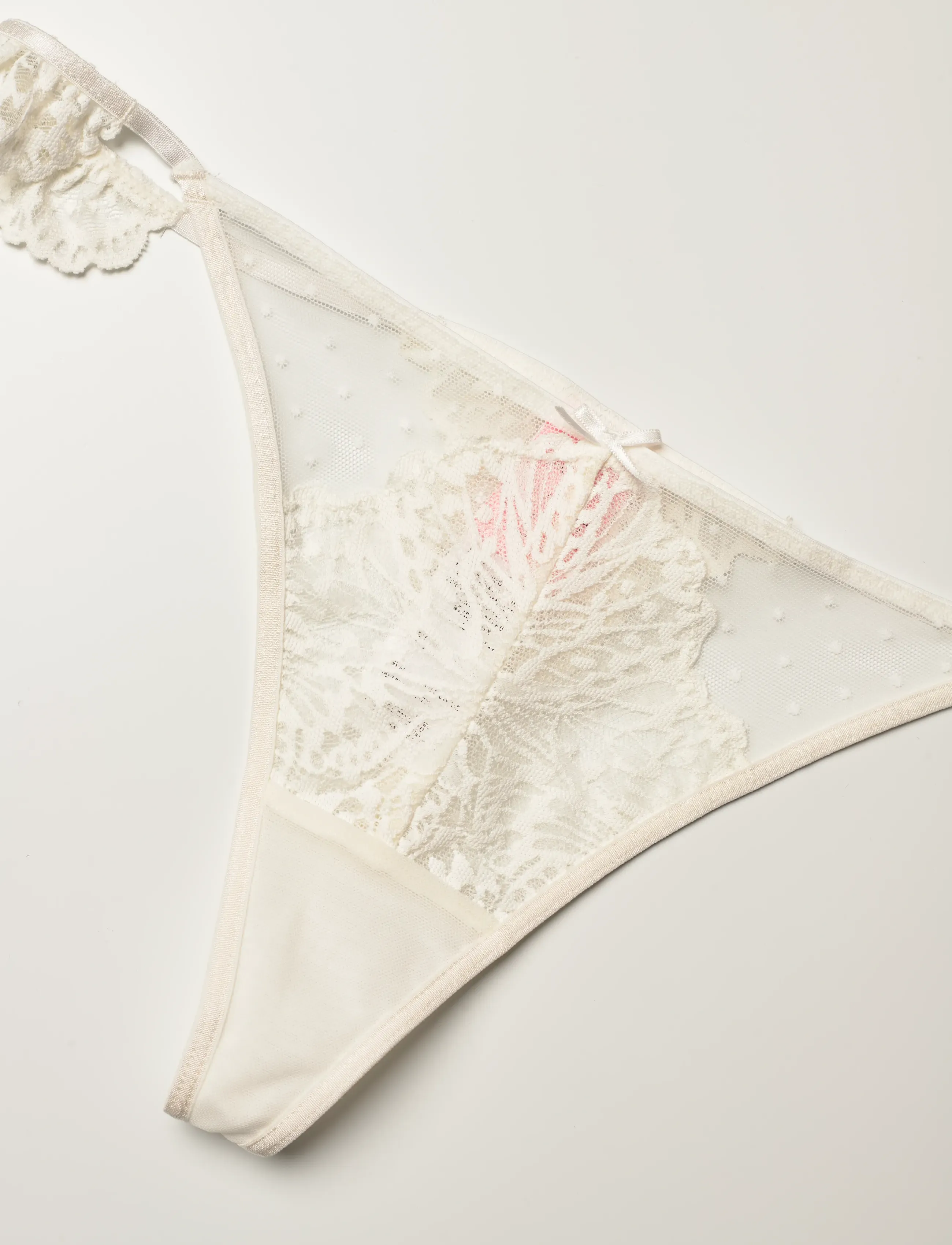 Hunkemöller - POSIE HL STRING T - laveste priser - snow white - 2