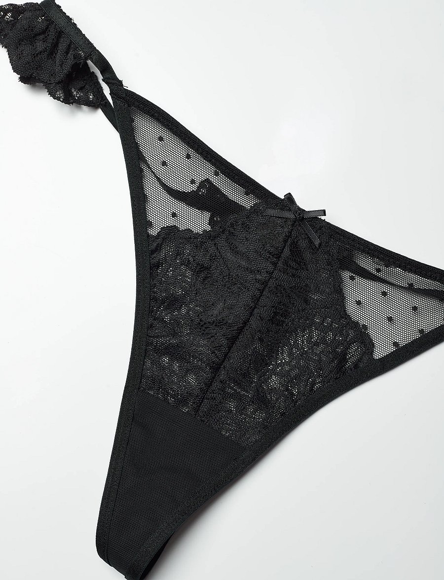 Hunkemöller - POSIE HL STRING T - tangas - caviar - 2