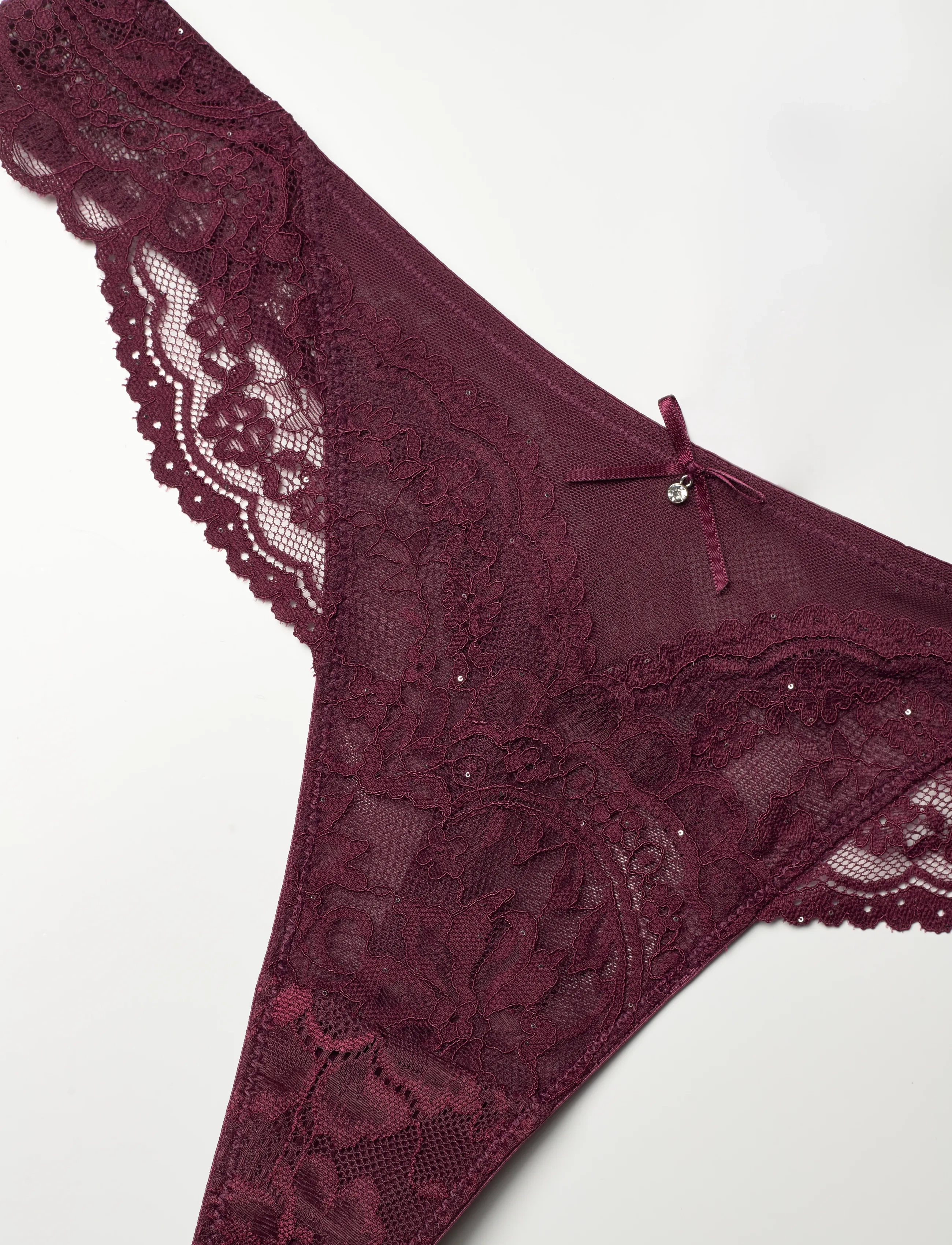 Hunkemöller - ISADORA HL STRING - zinfandel - 2